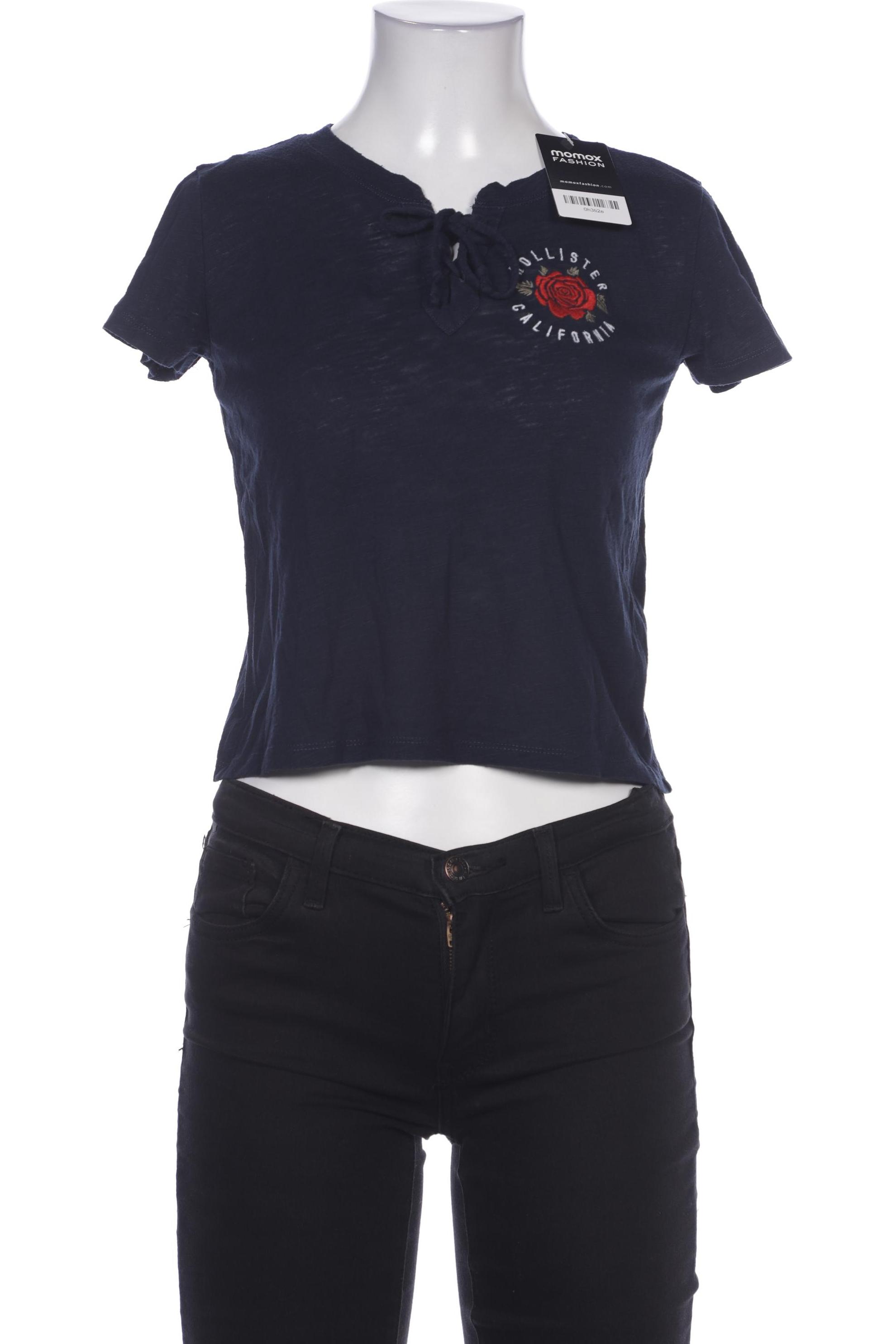 

Hollister Damen T-Shirt, marineblau, Gr. 34