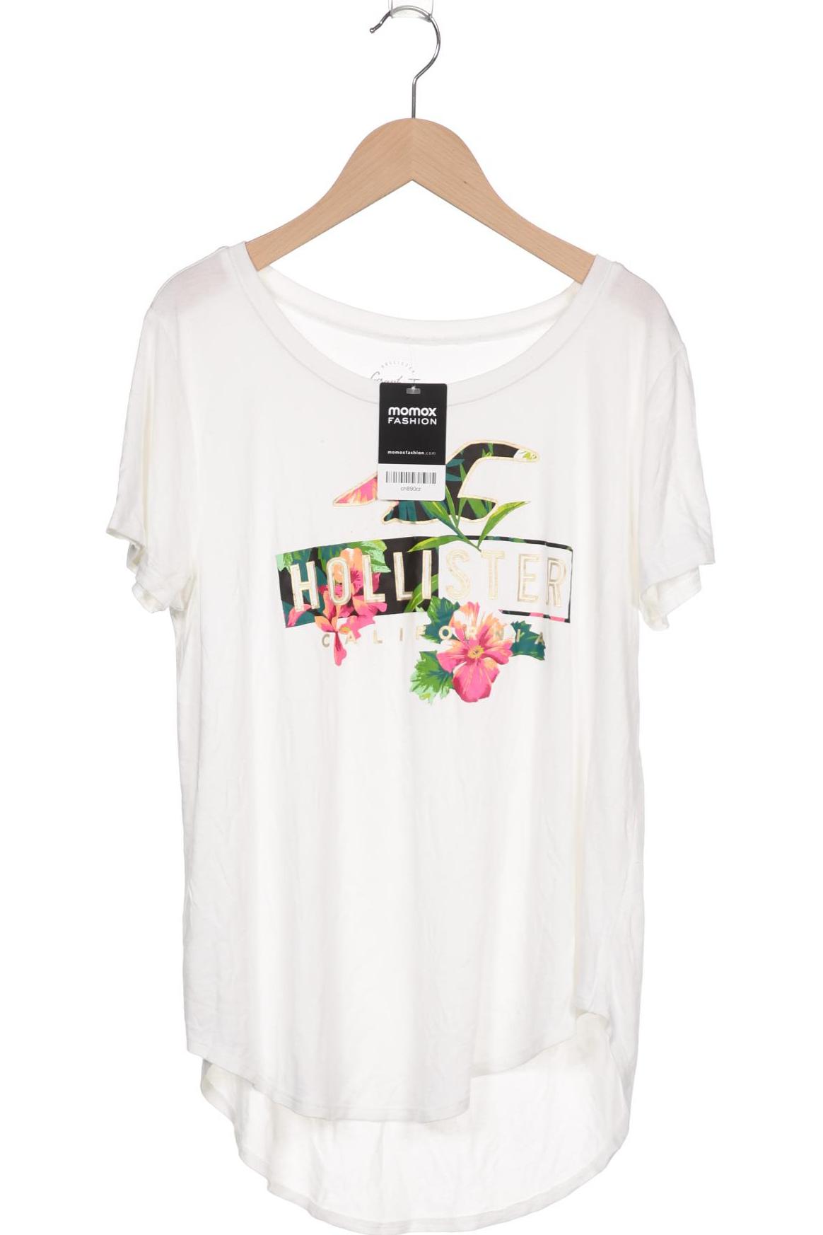 

Hollister Damen T-Shirt, weiß, Gr. 36