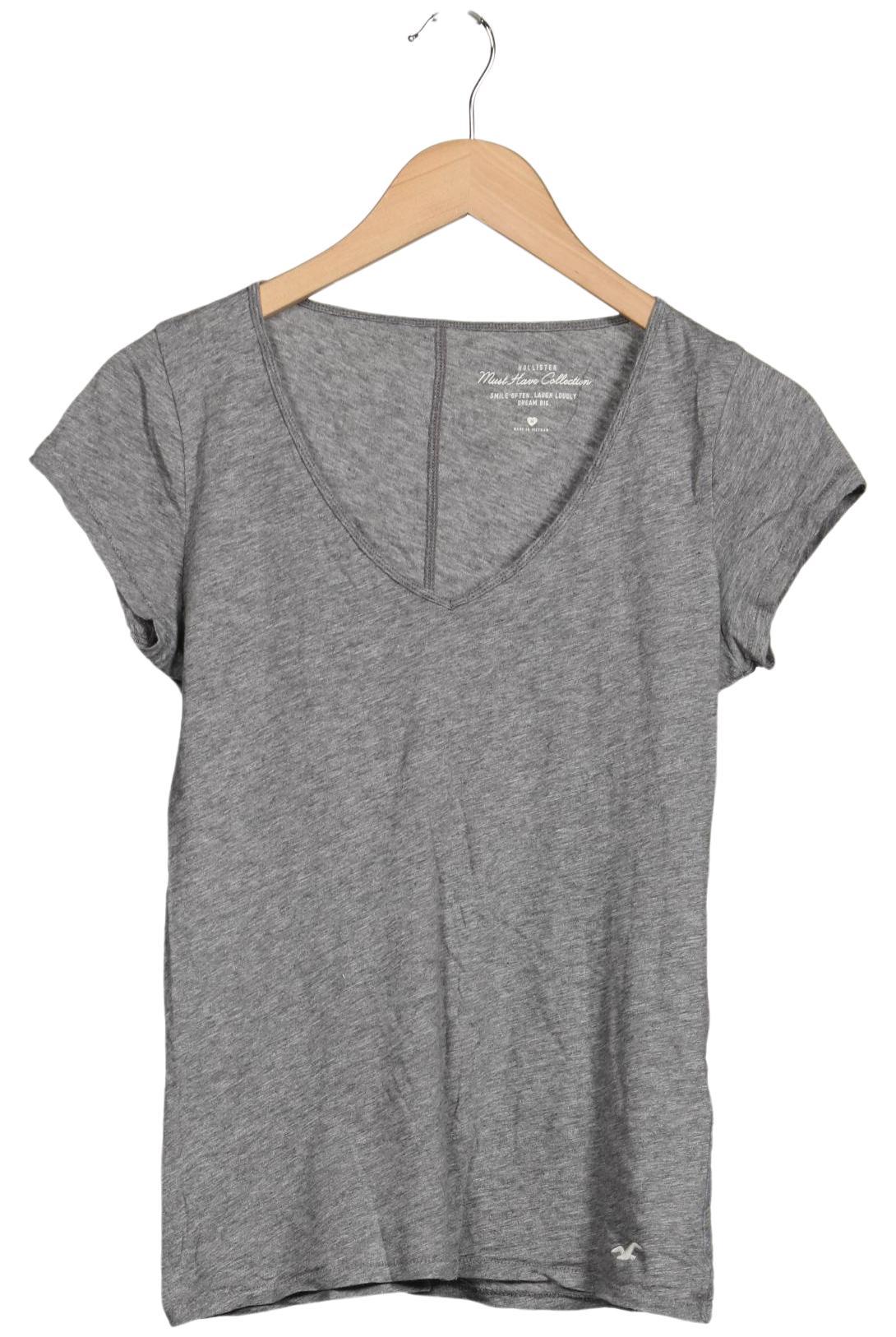 

Hollister Damen T-Shirt, grau, Gr. 38