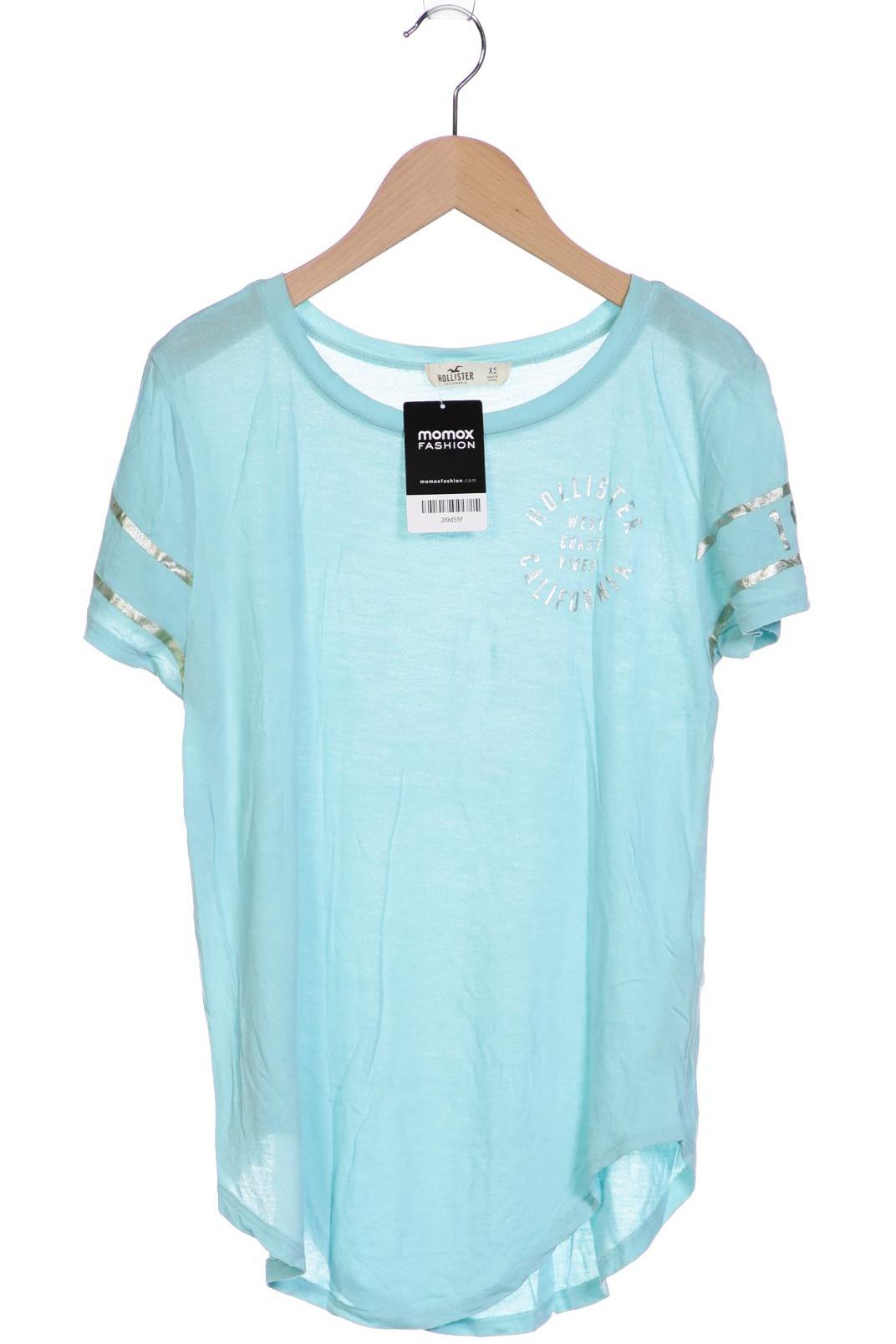 

Hollister Damen T-Shirt, hellblau, Gr. 34