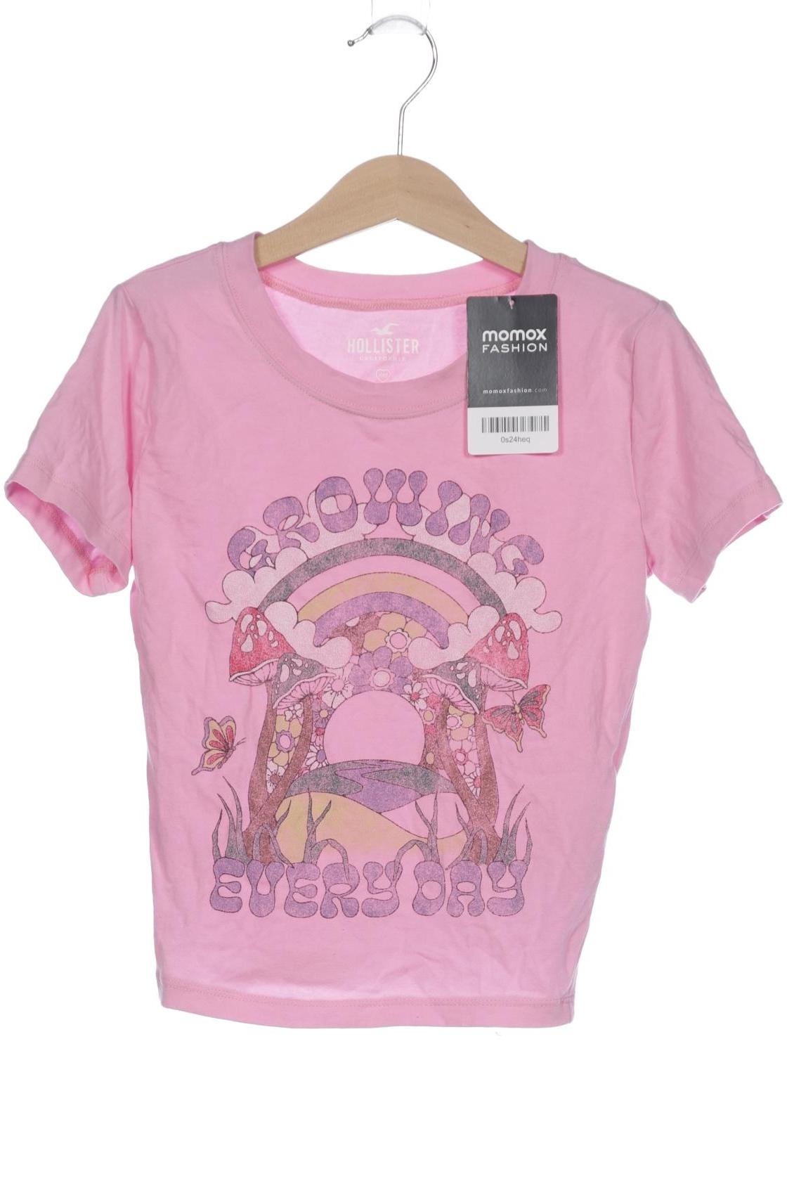 

Hollister Damen T-Shirt, pink, Gr. 32