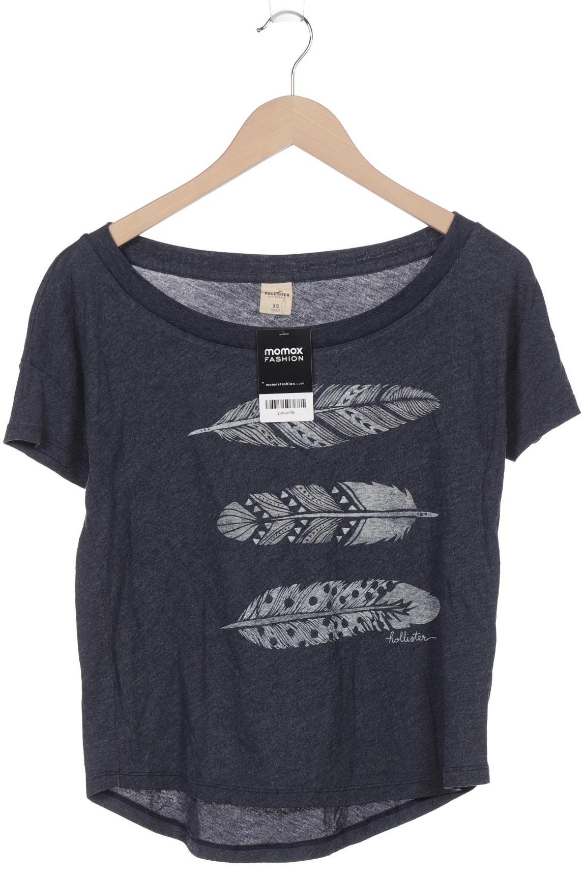 

Hollister Damen T-Shirt, marineblau, Gr. 34