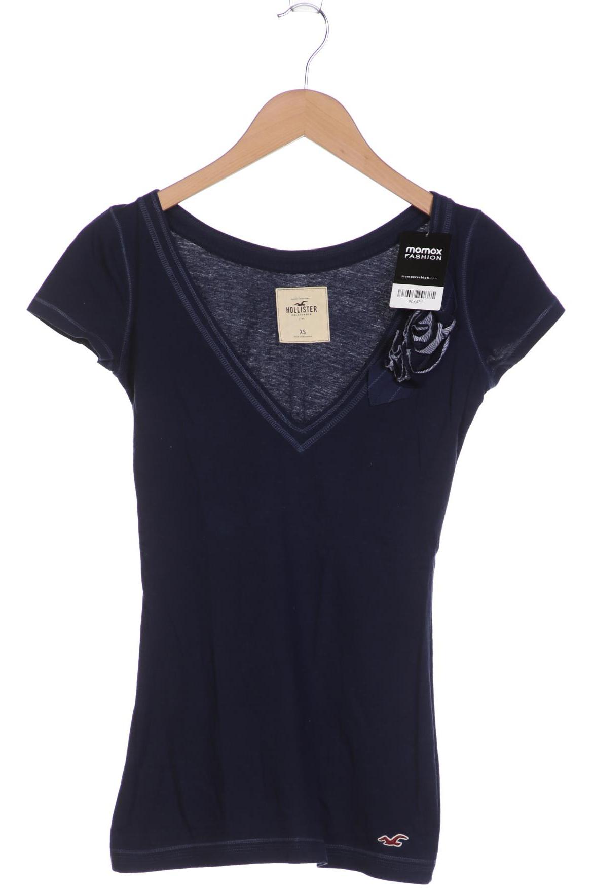 

Hollister Damen T-Shirt, marineblau, Gr. 34