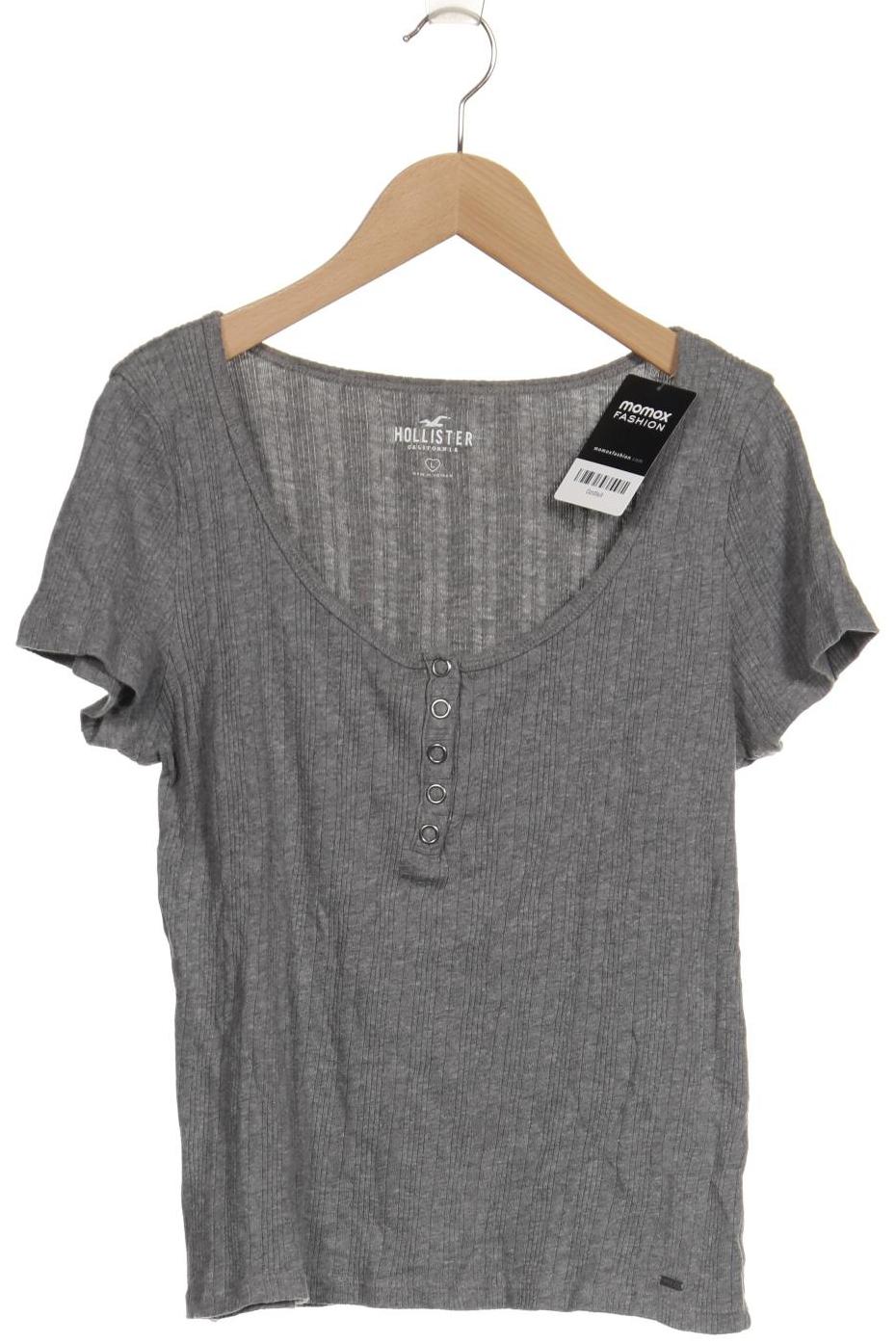 

Hollister Damen T-Shirt, grau, Gr. 42