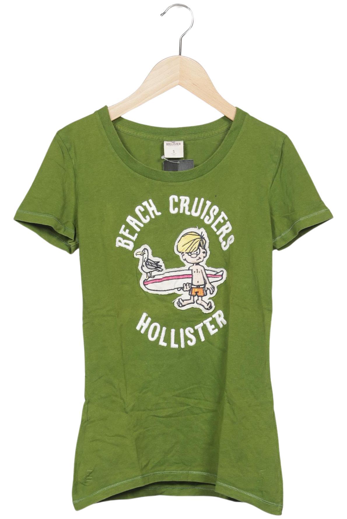 

Hollister Damen T-Shirt, grün, Gr. 36