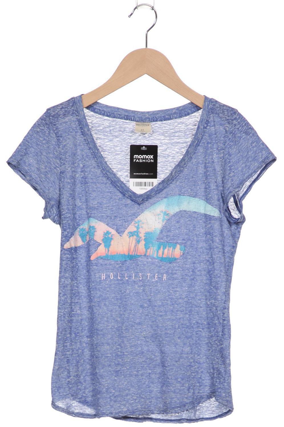 

Hollister Damen T-Shirt, blau