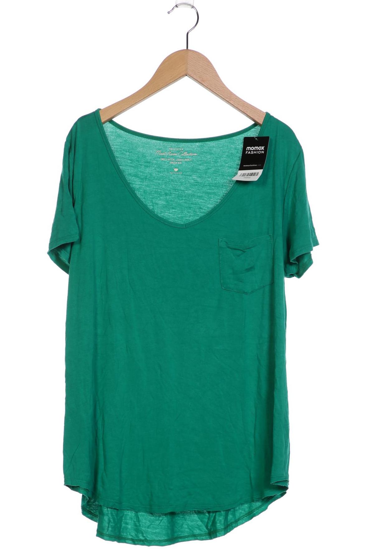 

Hollister Damen T-Shirt, grün, Gr. 42