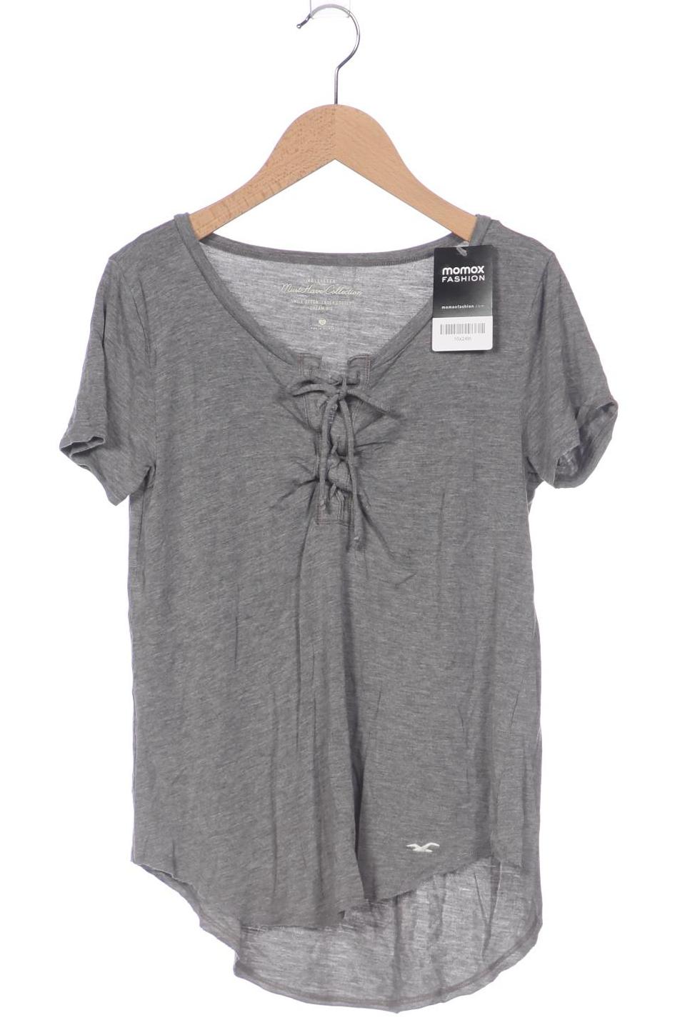 

Hollister Damen T-Shirt, grau, Gr. 34