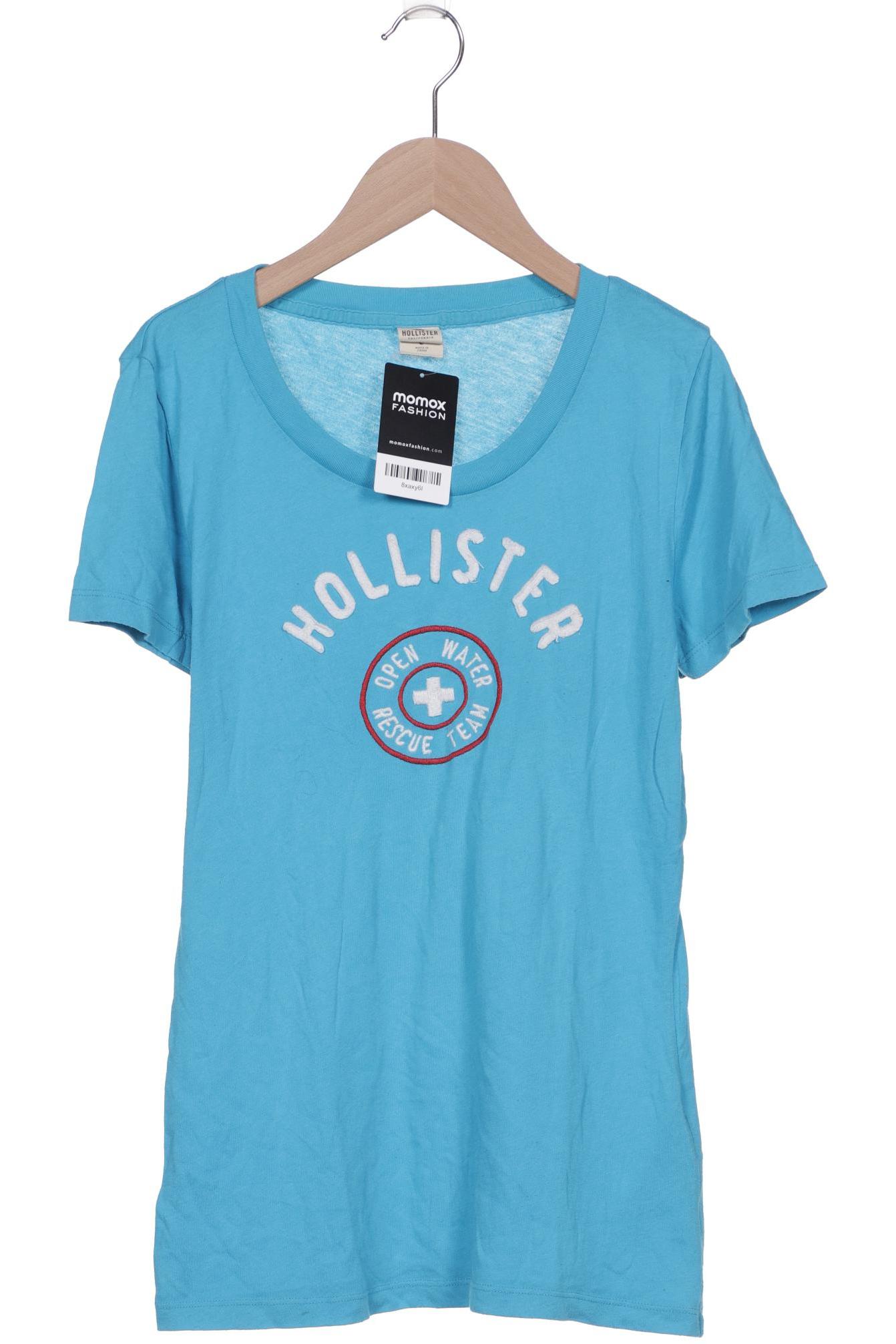 

Hollister Damen T-Shirt, blau, Gr. 42