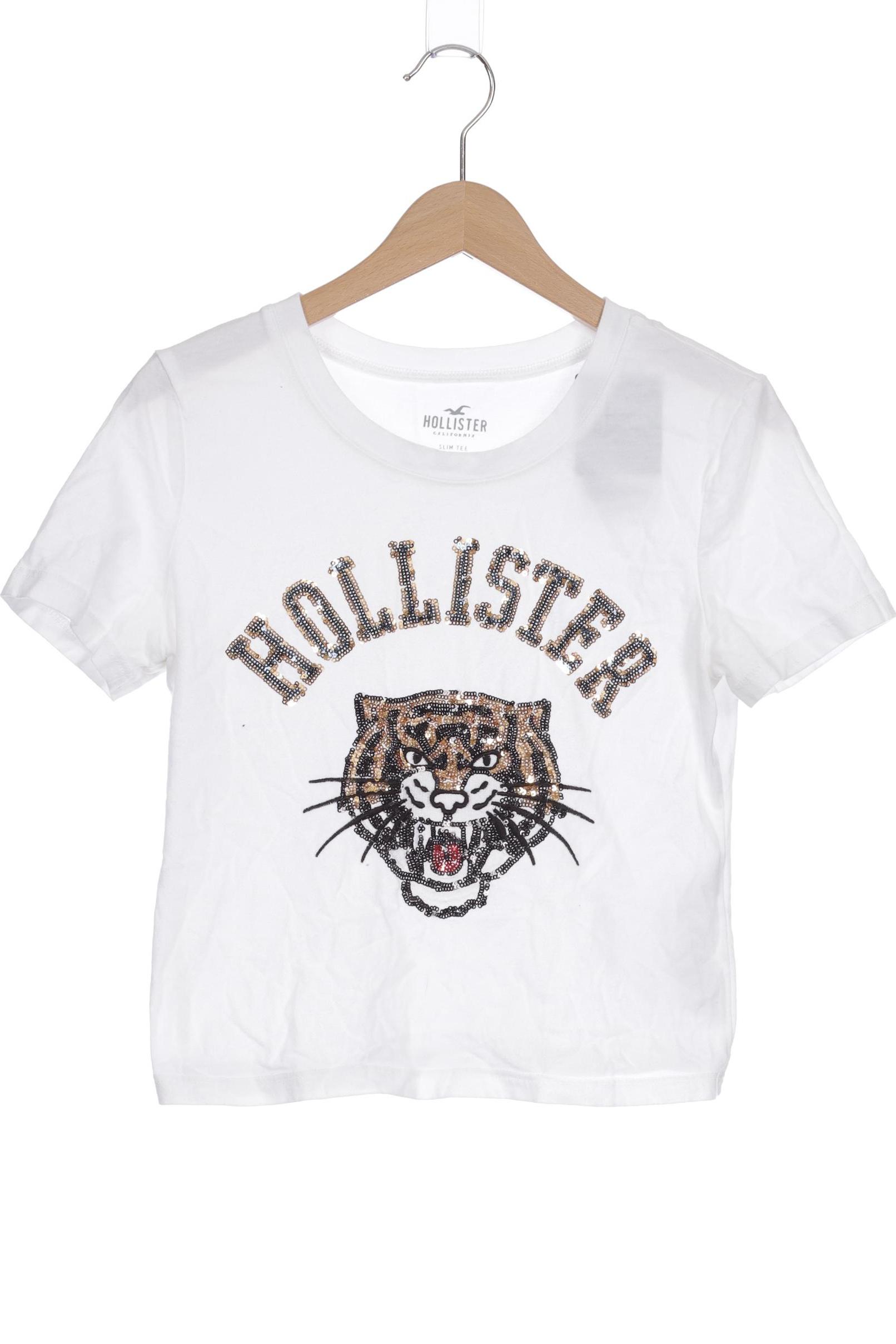 

Hollister Damen T-Shirt, weiß, Gr.