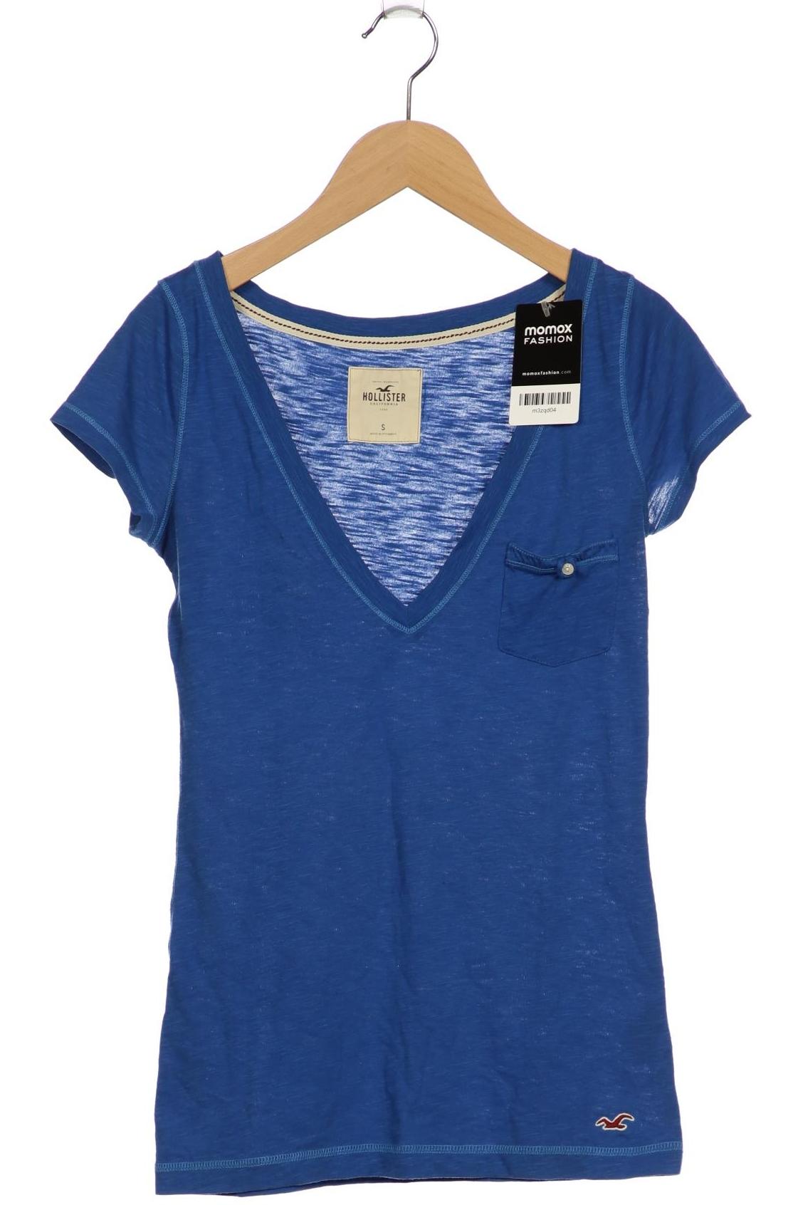 

Hollister Damen T-Shirt, blau, Gr. 36