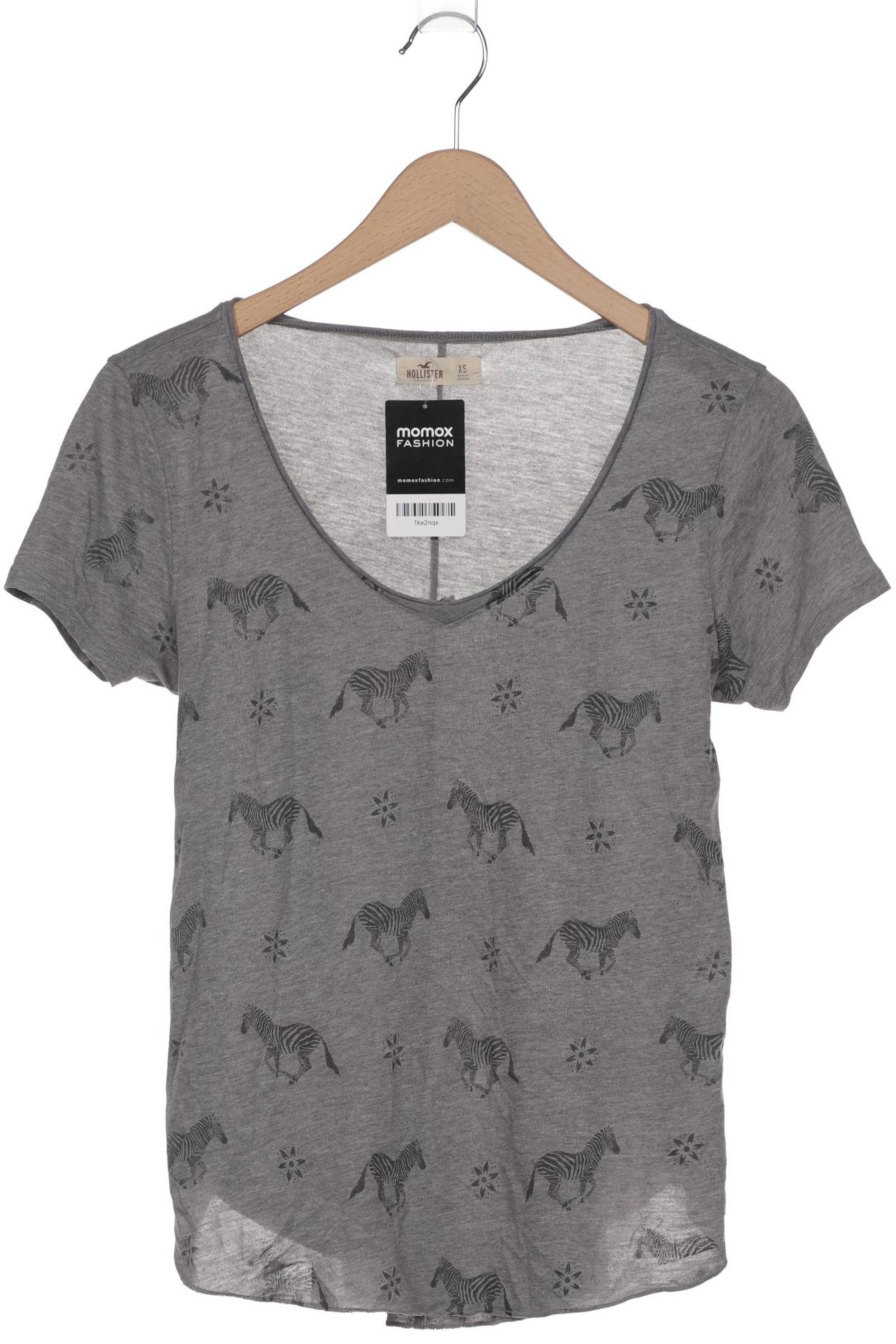 

Hollister Damen T-Shirt, grau, Gr. 34