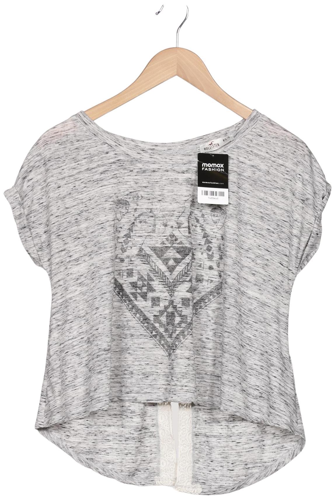 

Hollister Damen T-Shirt, grau, Gr. 34