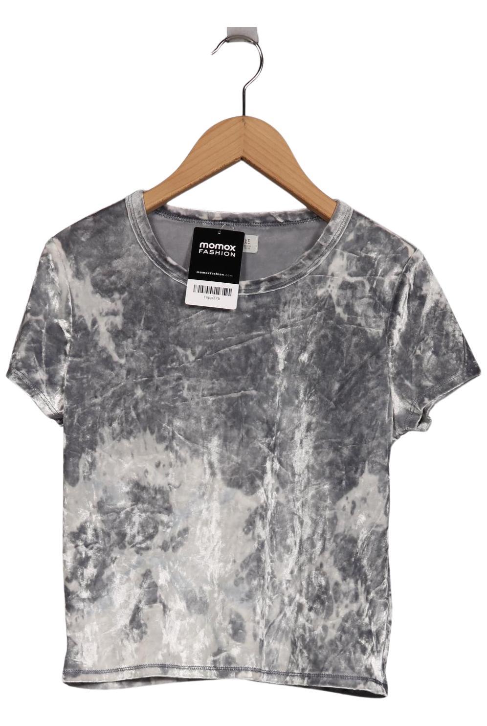 

Hollister Damen T-Shirt, silber, Gr. 34