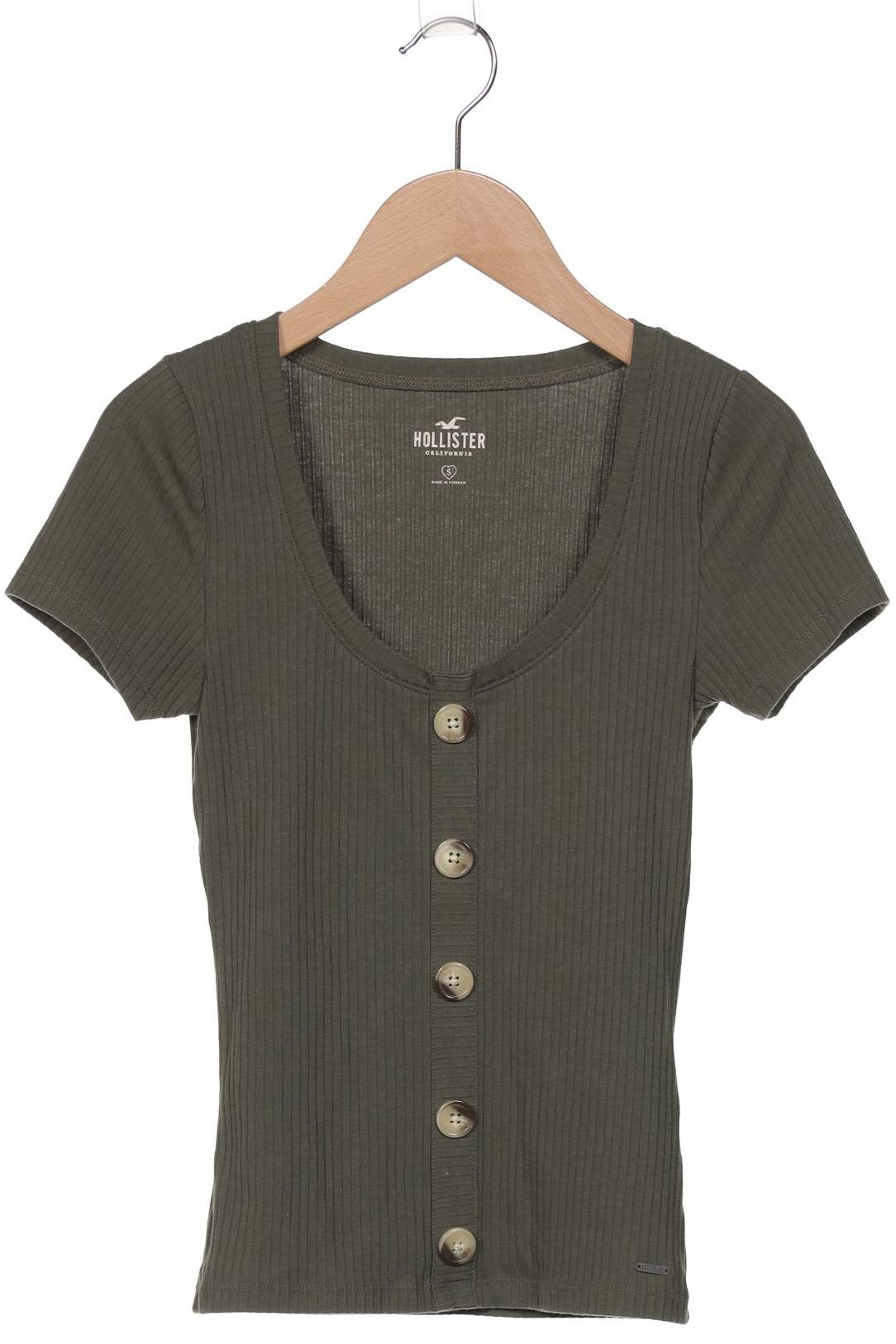 

Hollister Damen T-Shirt, grün, Gr. 36