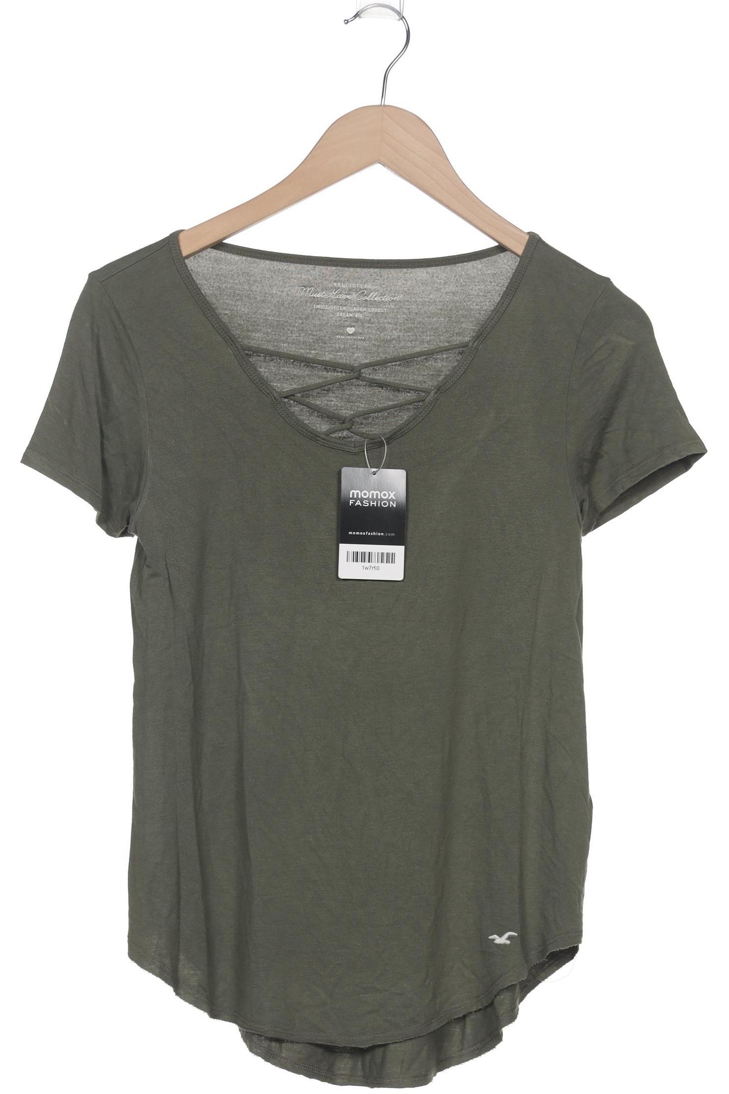 

Hollister Damen T-Shirt, grün, Gr. 32