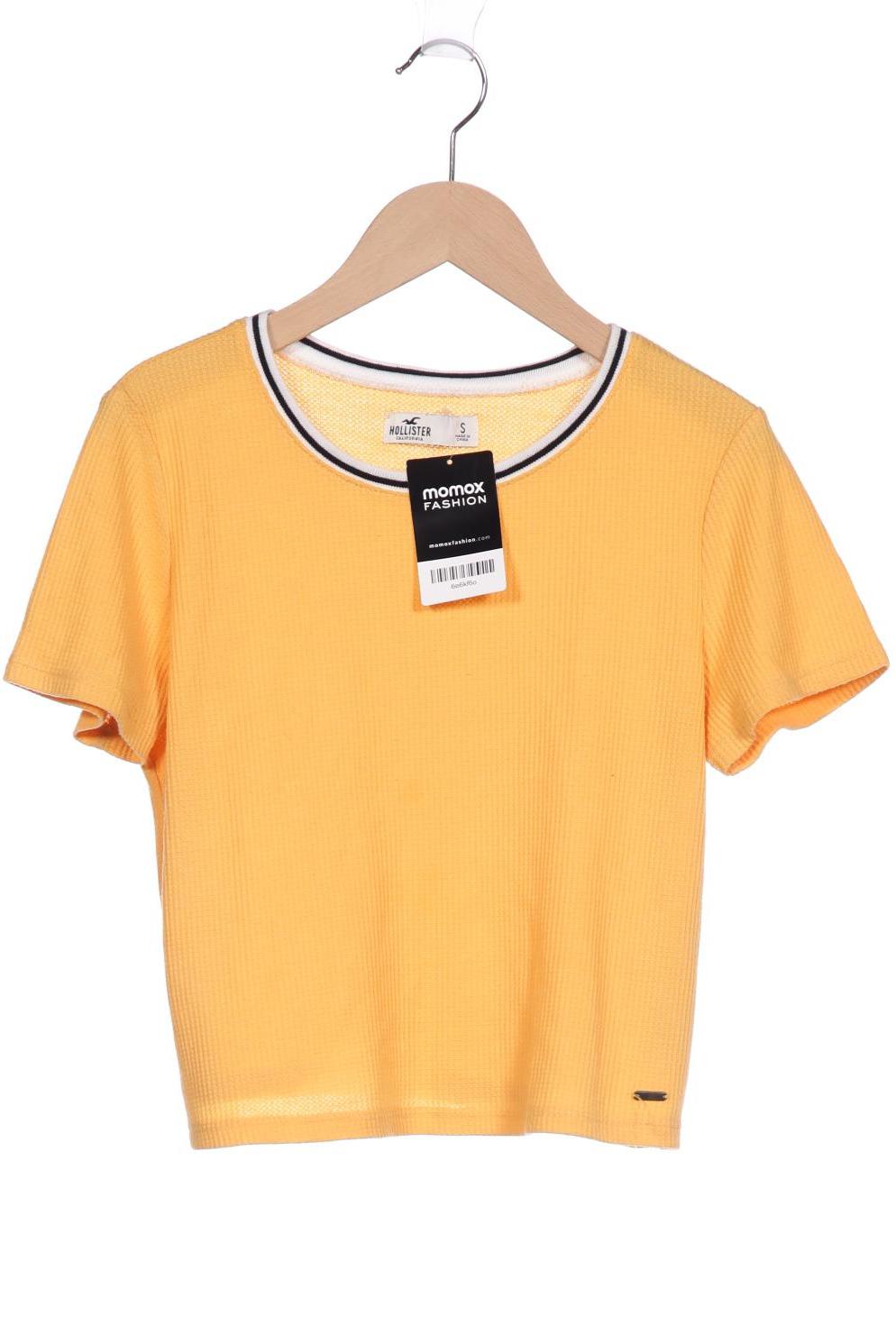 

Hollister Damen T-Shirt, gelb, Gr. 36