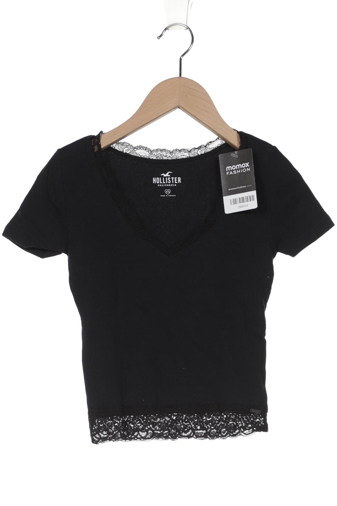

Hollister Damen T-Shirt, schwarz, Gr. 34