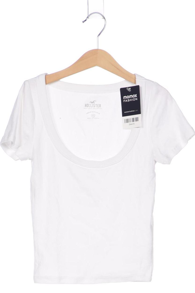 

Hollister Damen T-Shirt, weiß, Gr. 34