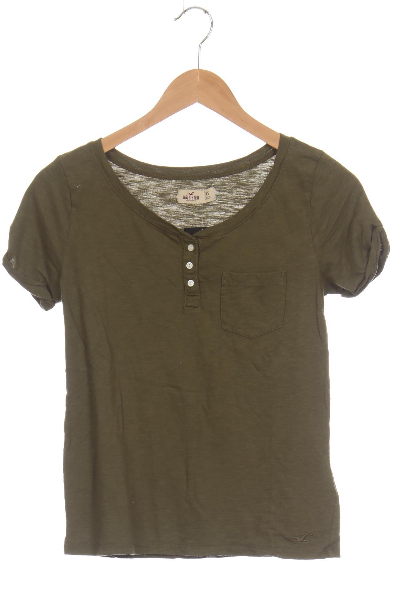

Hollister Damen T-Shirt, grün, Gr. 34