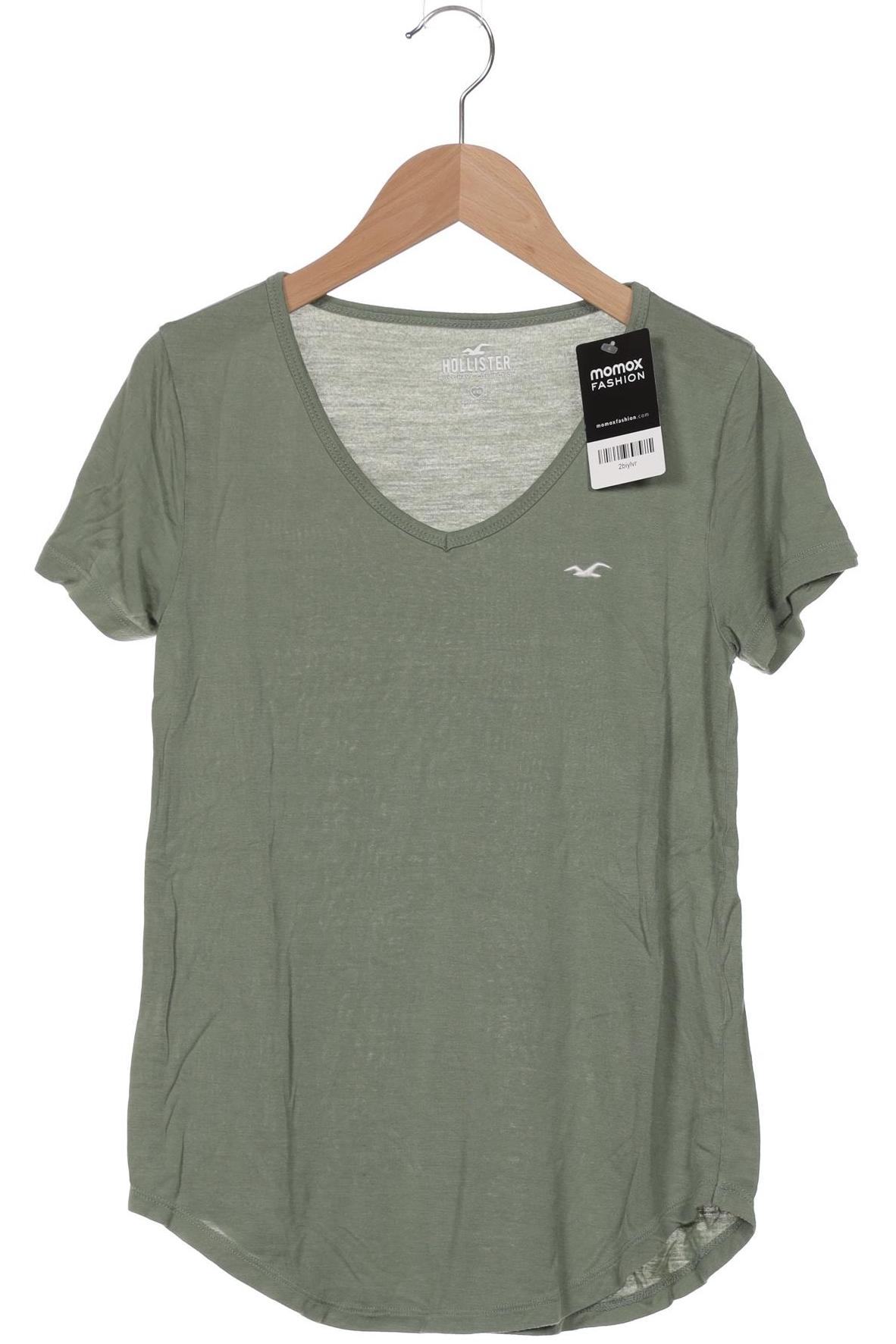 

Hollister Damen T-Shirt, grün, Gr. 32