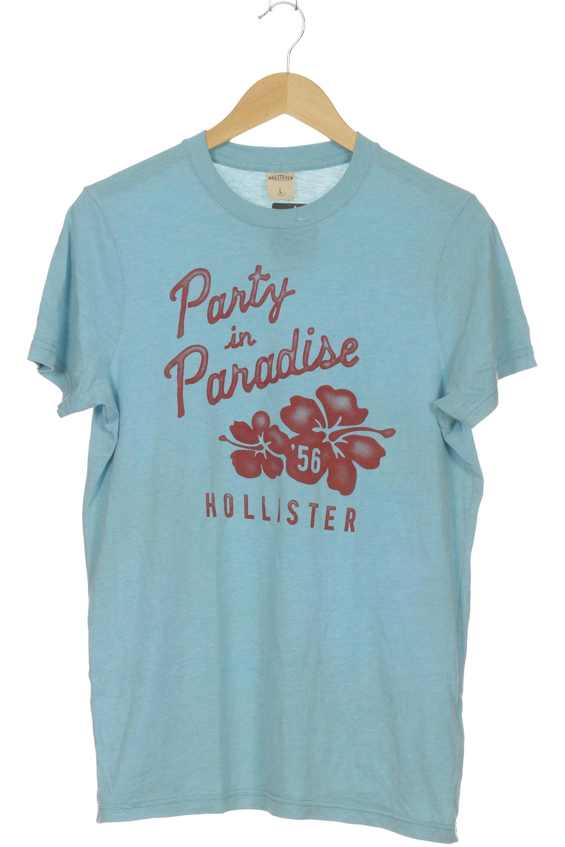 

Hollister Damen T-Shirt, blau, Gr. 42