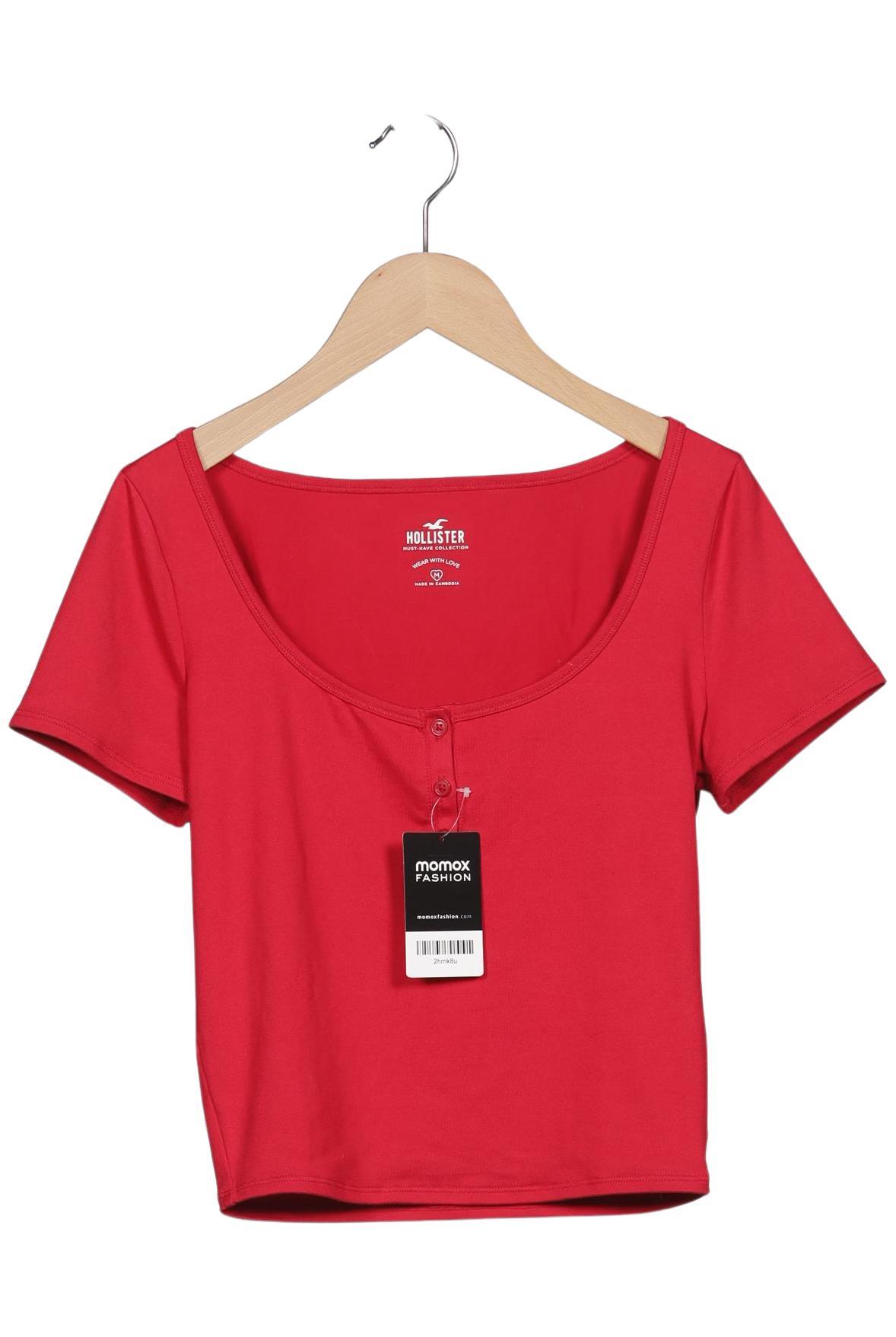 

Hollister Damen T-Shirt, rot, Gr. 38