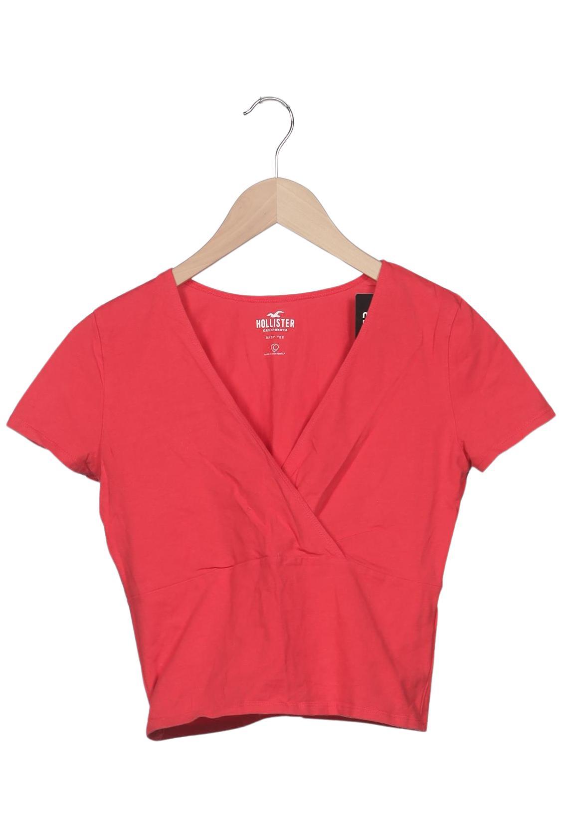

Hollister Damen T-Shirt, rot, Gr. 42