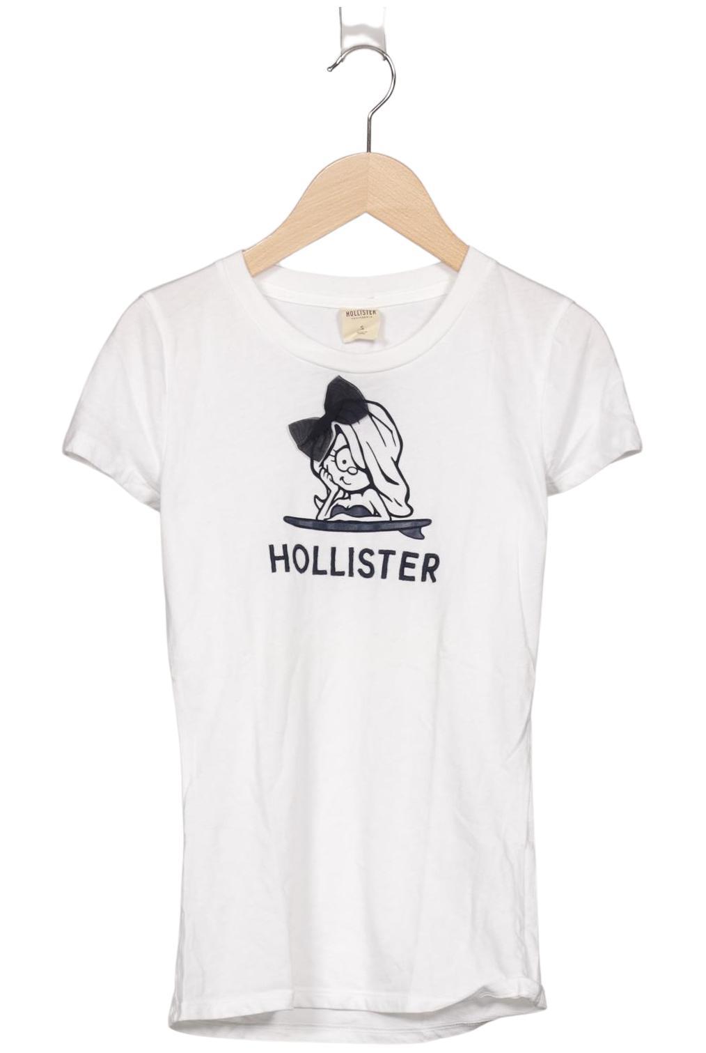 

Hollister Damen T-Shirt, weiß, Gr. 36