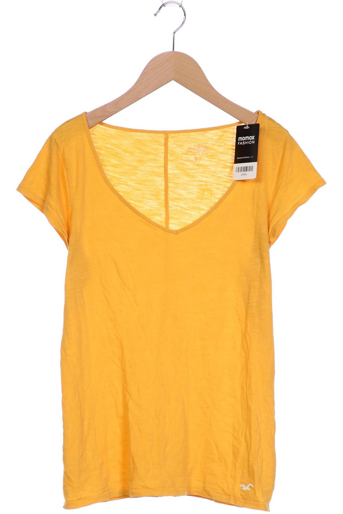 

Hollister Damen T-Shirt, gelb, Gr. 38