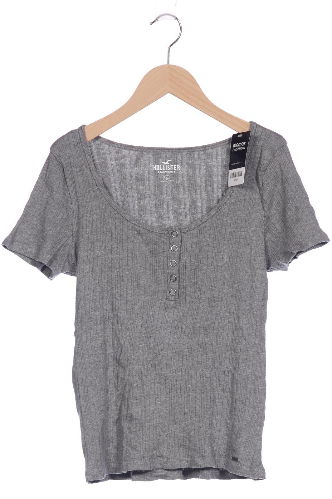 

Hollister Damen T-Shirt, grau, Gr. 42