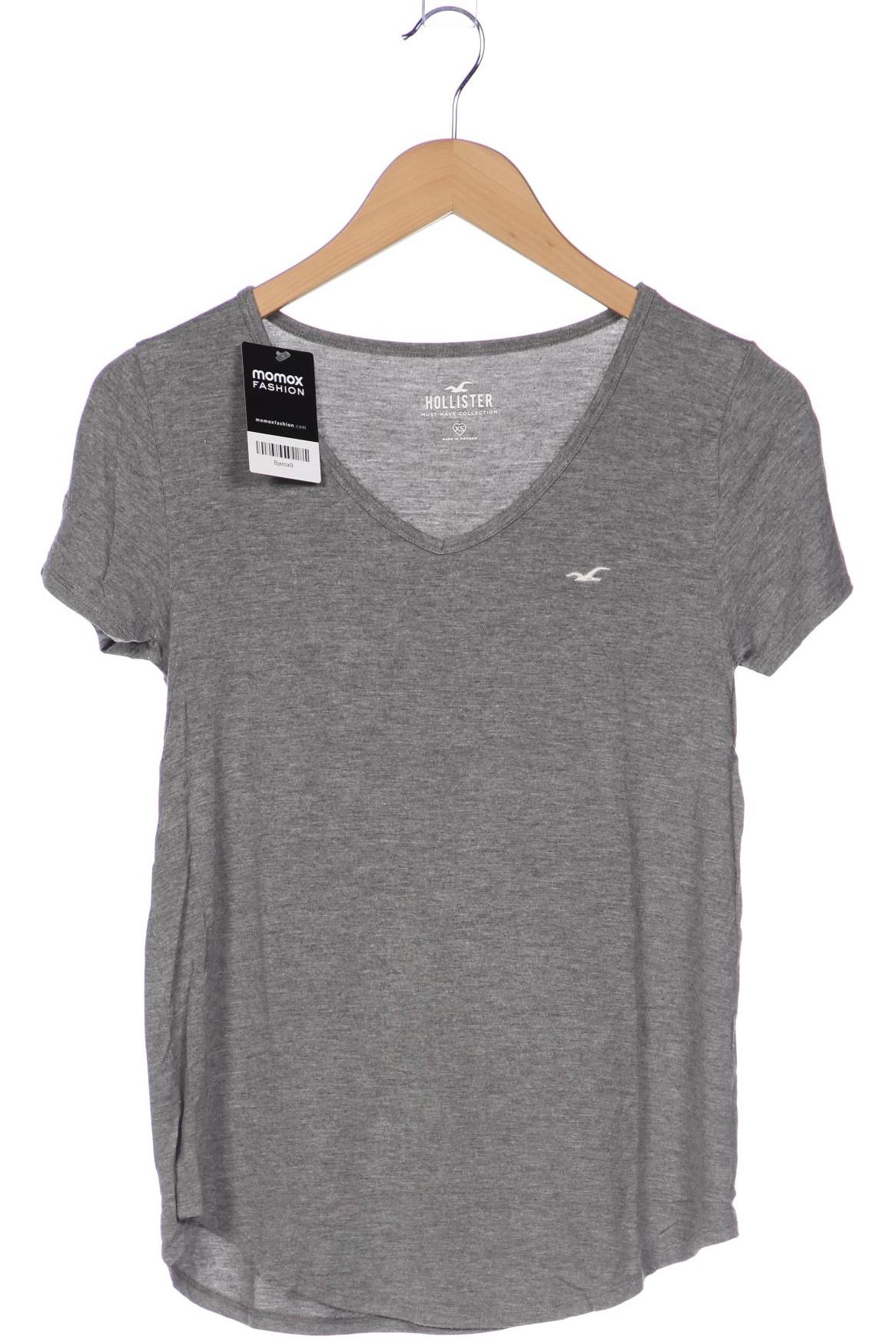 

Hollister Damen T-Shirt, grau, Gr. 34