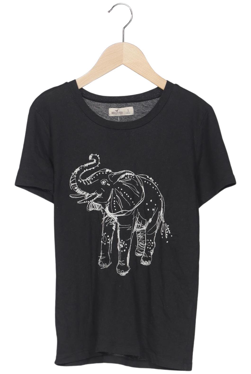 

Hollister Damen T-Shirt, schwarz, Gr. 36