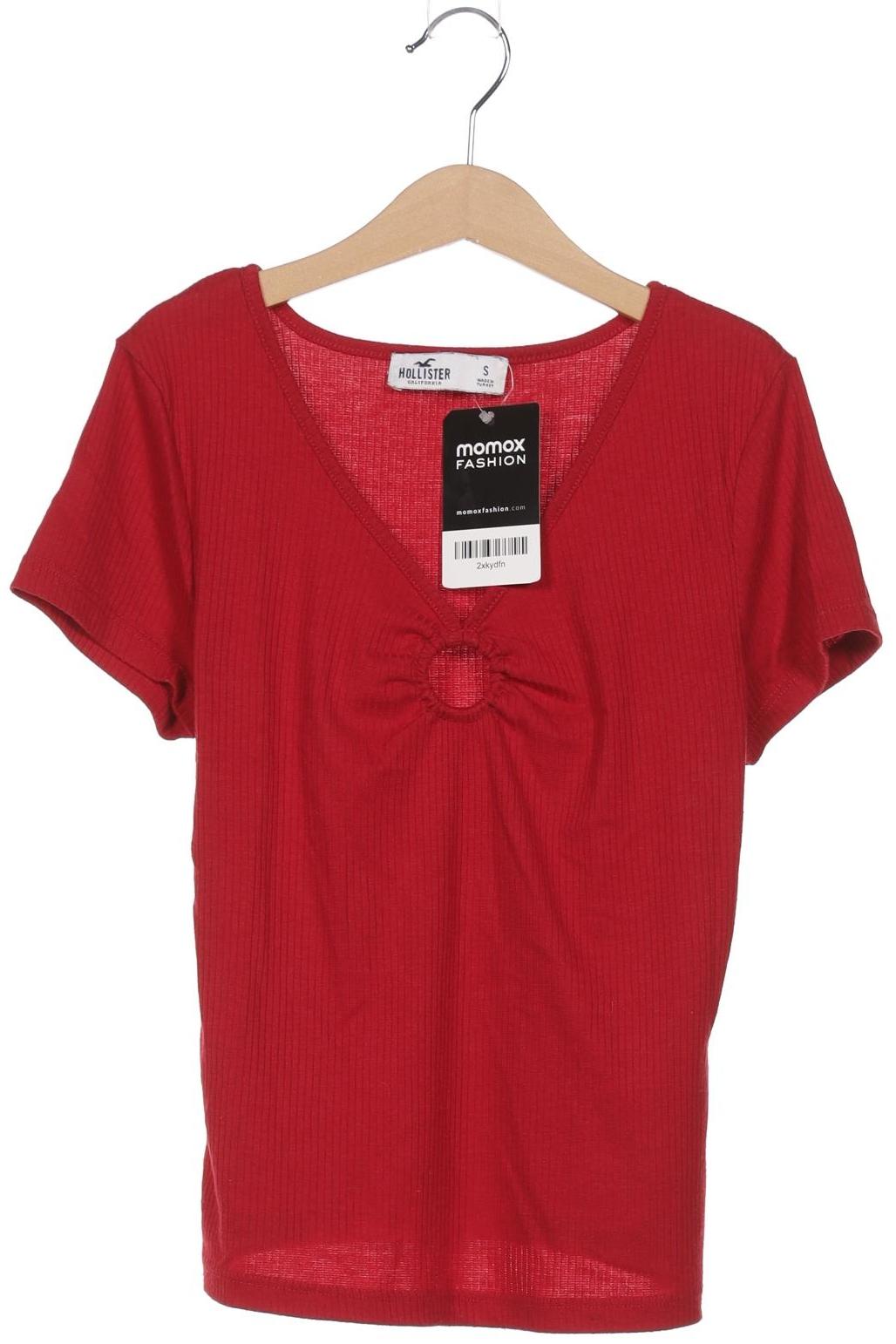 

Hollister Damen T-Shirt, rot, Gr. 36