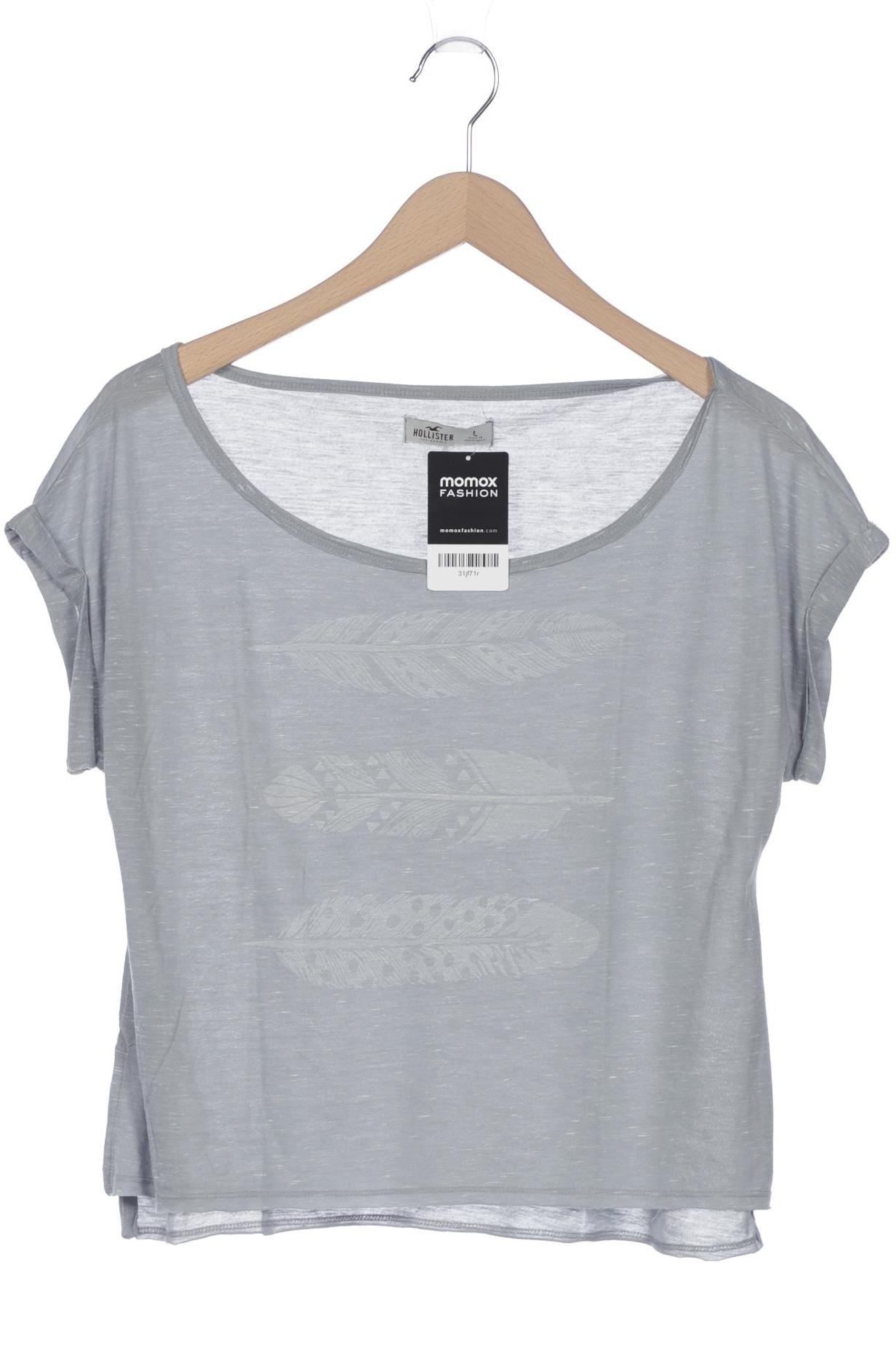 

Hollister Damen T-Shirt, grau, Gr. 42