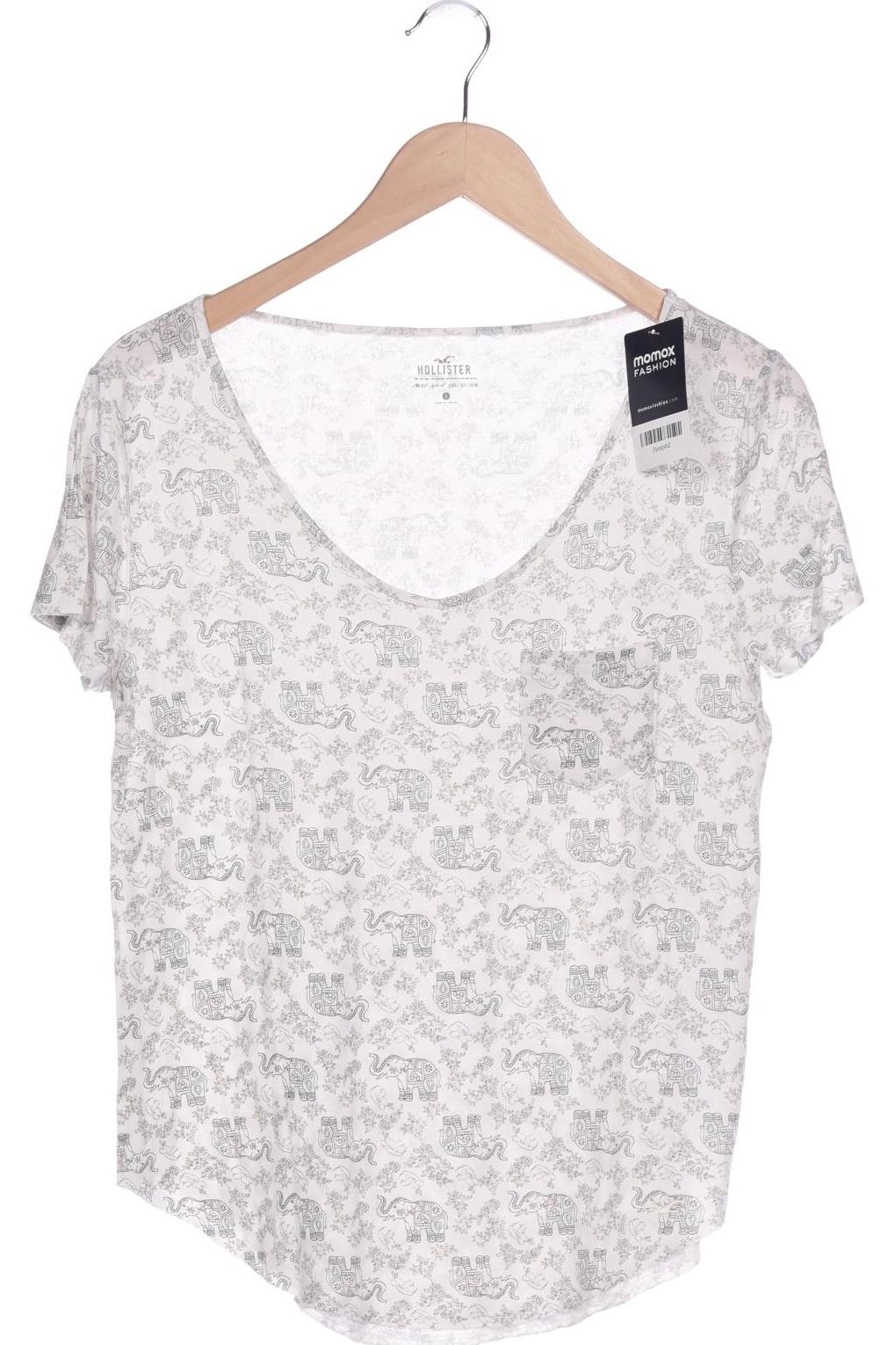 

Hollister Damen T-Shirt, weiß, Gr. 36