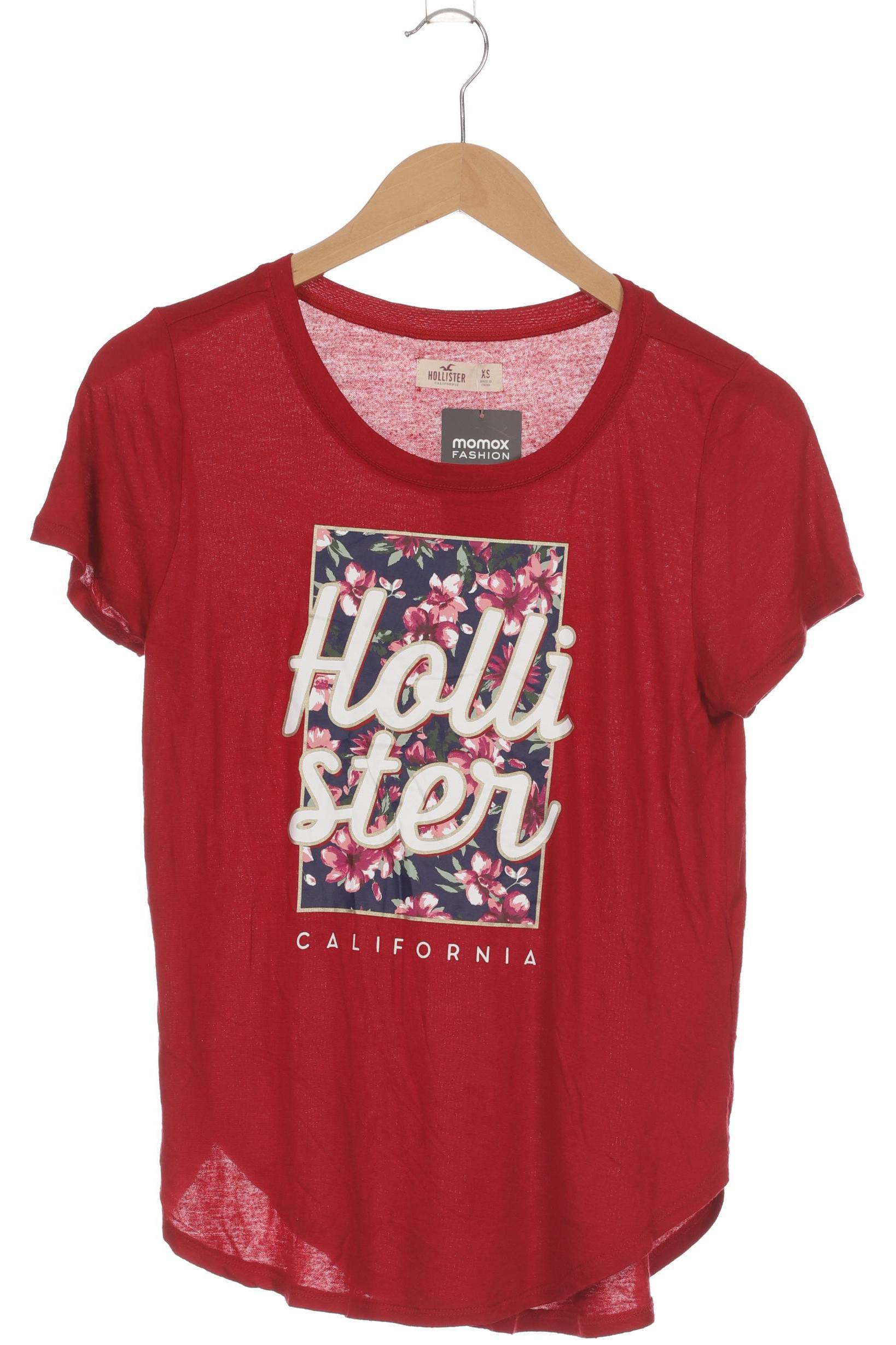 

Hollister Damen T-Shirt, rot, Gr. 34