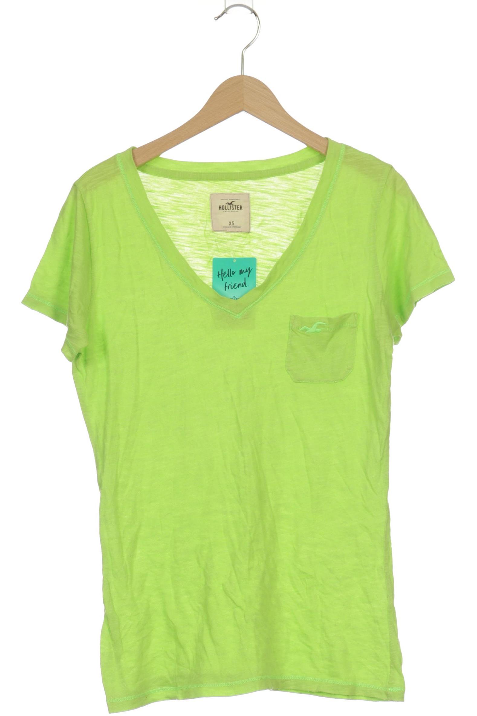 

Hollister Damen T-Shirt, grün, Gr.