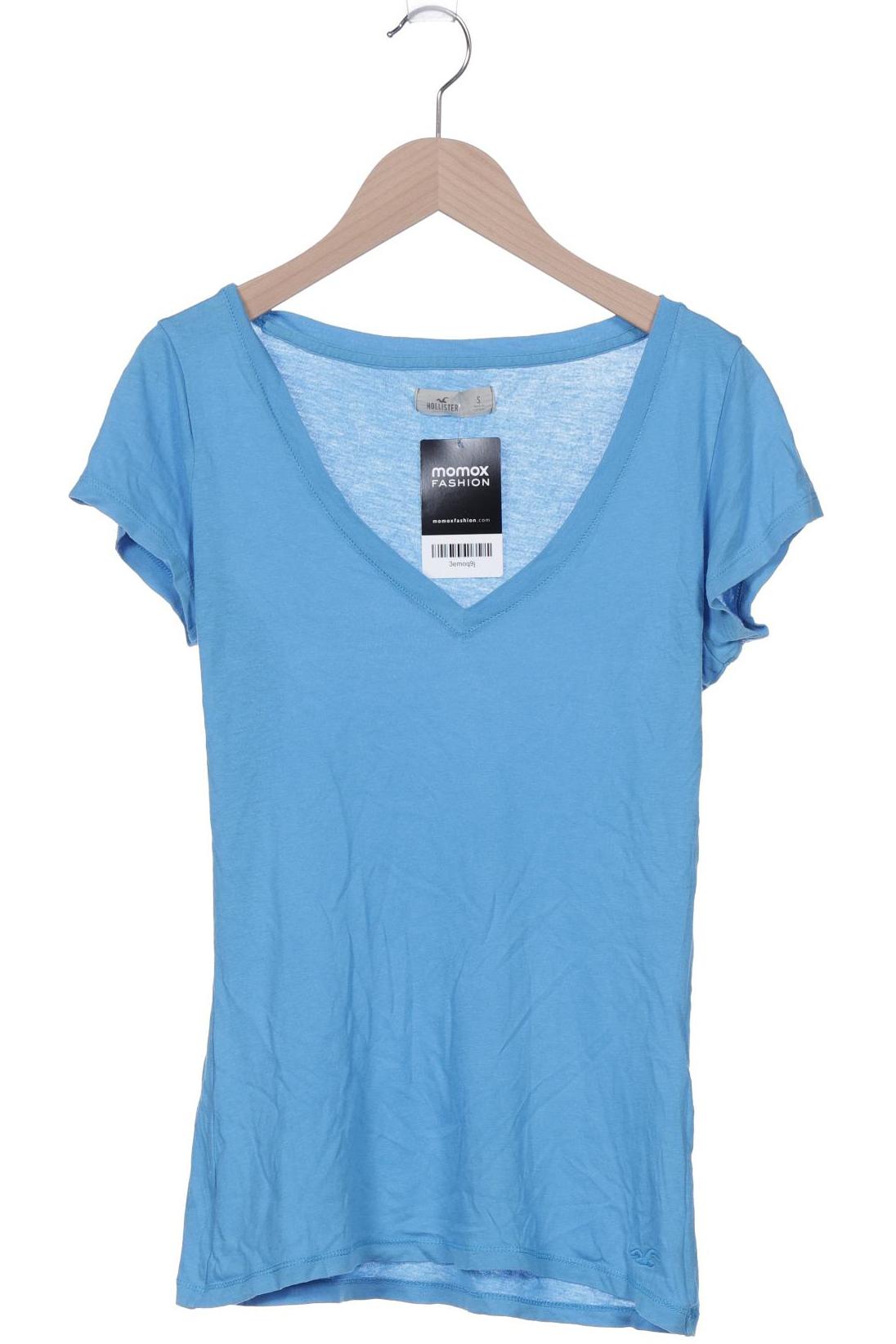 

Hollister Damen T-Shirt, blau, Gr. 36