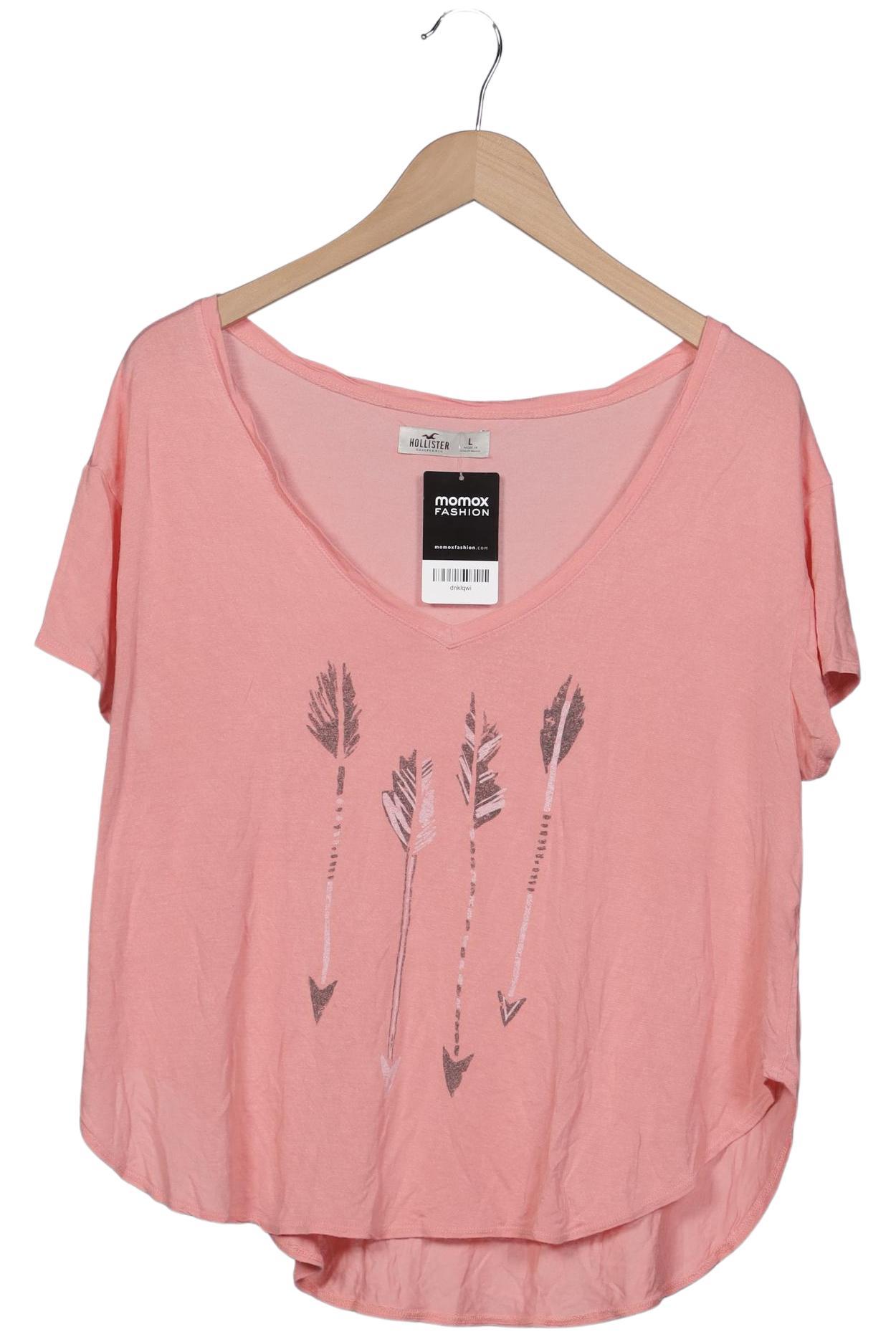 

Hollister Damen T-Shirt, pink, Gr. 42
