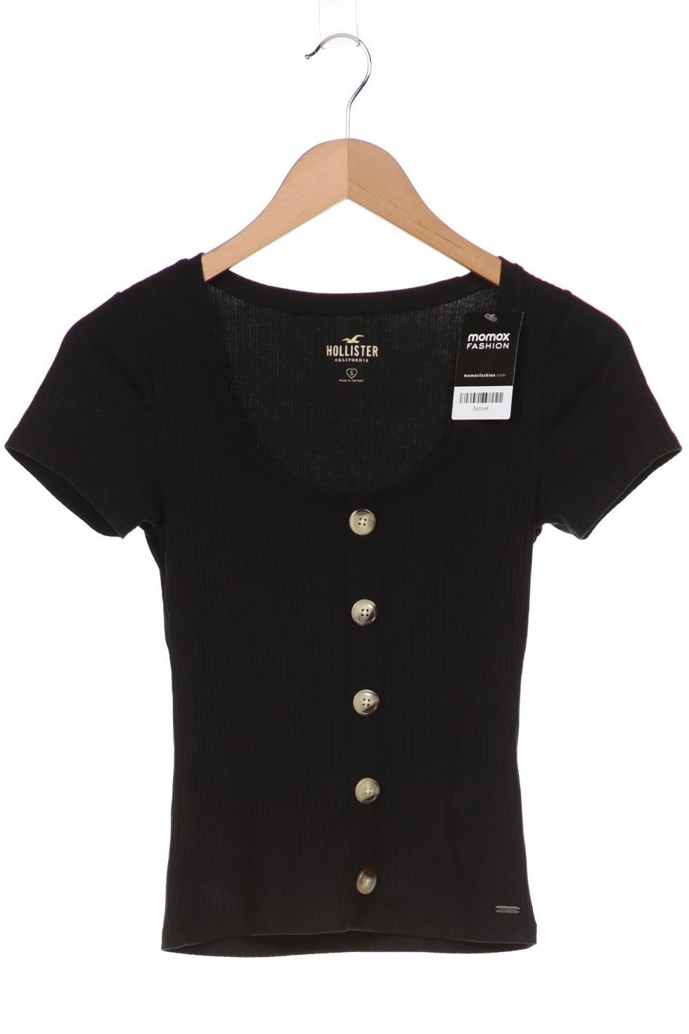 

Hollister Damen T-Shirt, schwarz
