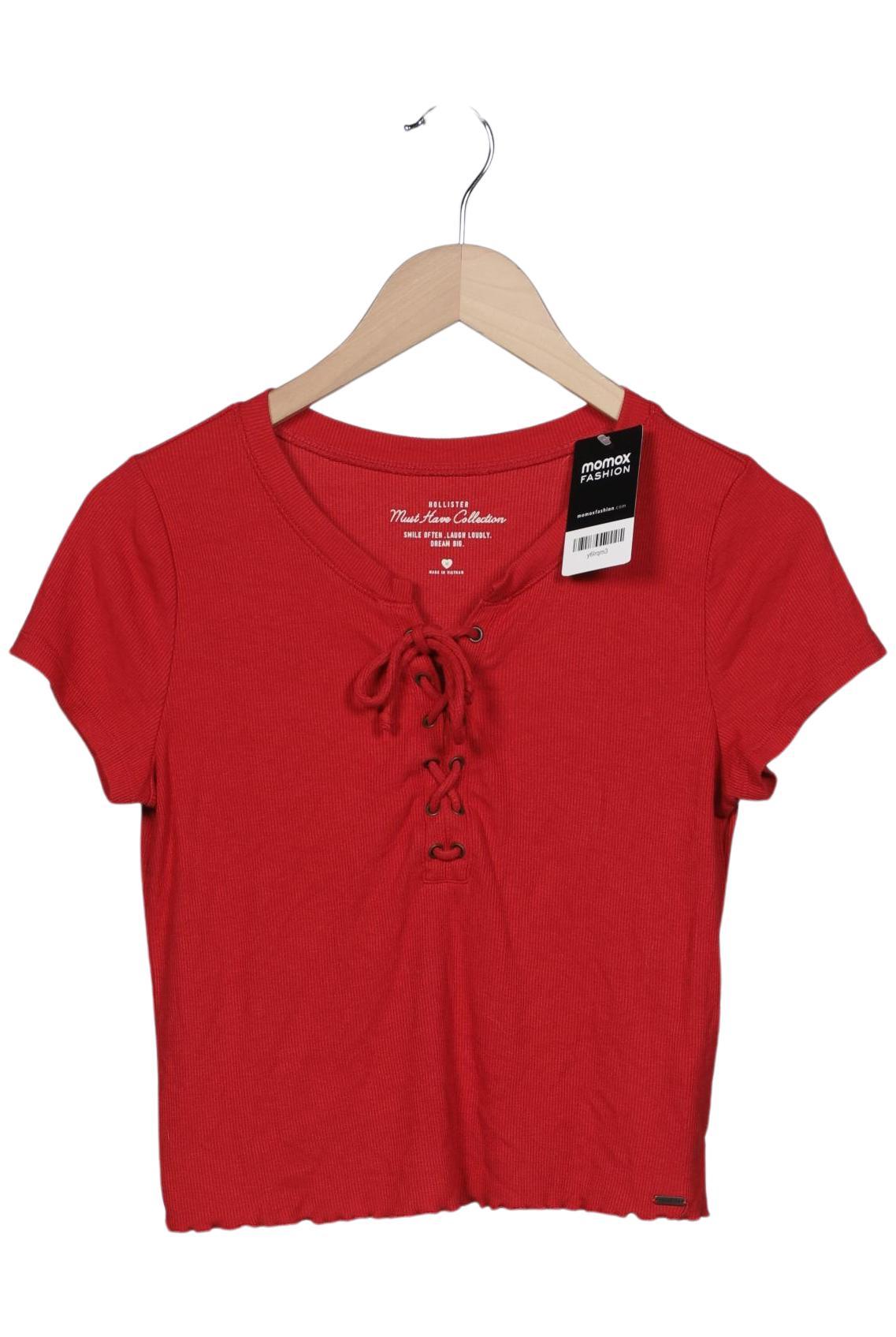 

Hollister Damen T-Shirt, rot, Gr. 38