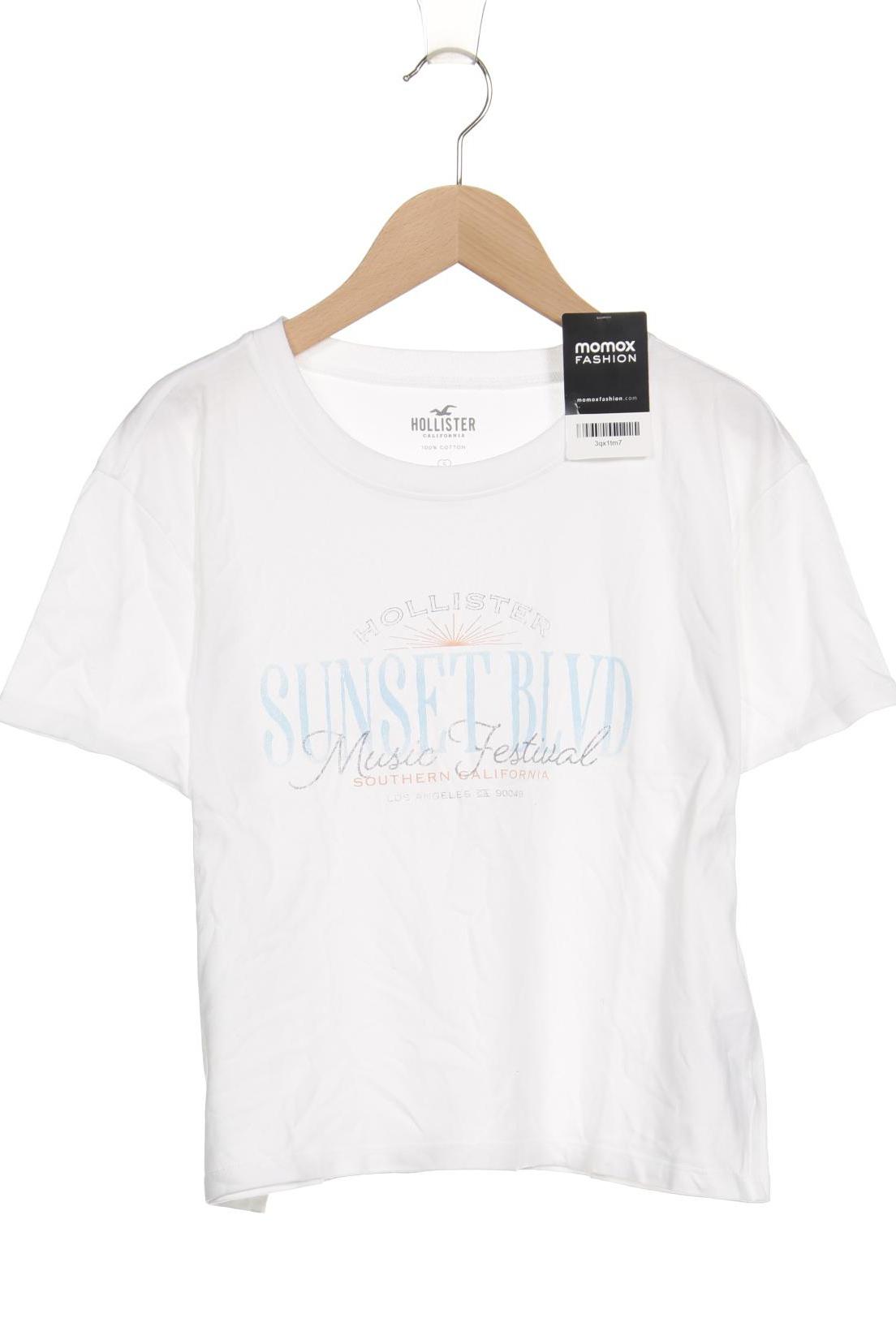 

Hollister Damen T-Shirt, weiß, Gr. 36