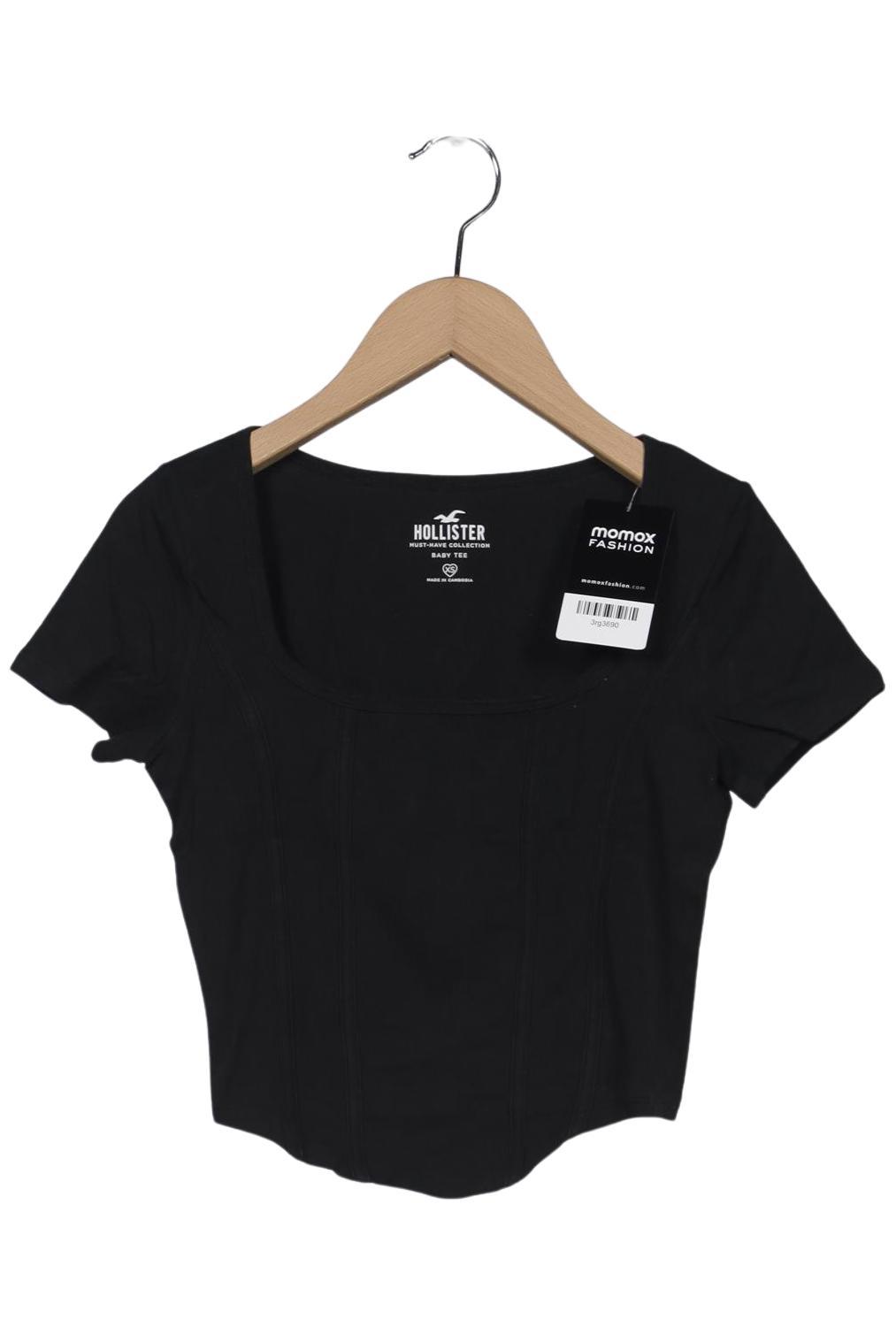 

Hollister Damen T-Shirt, schwarz, Gr. 34