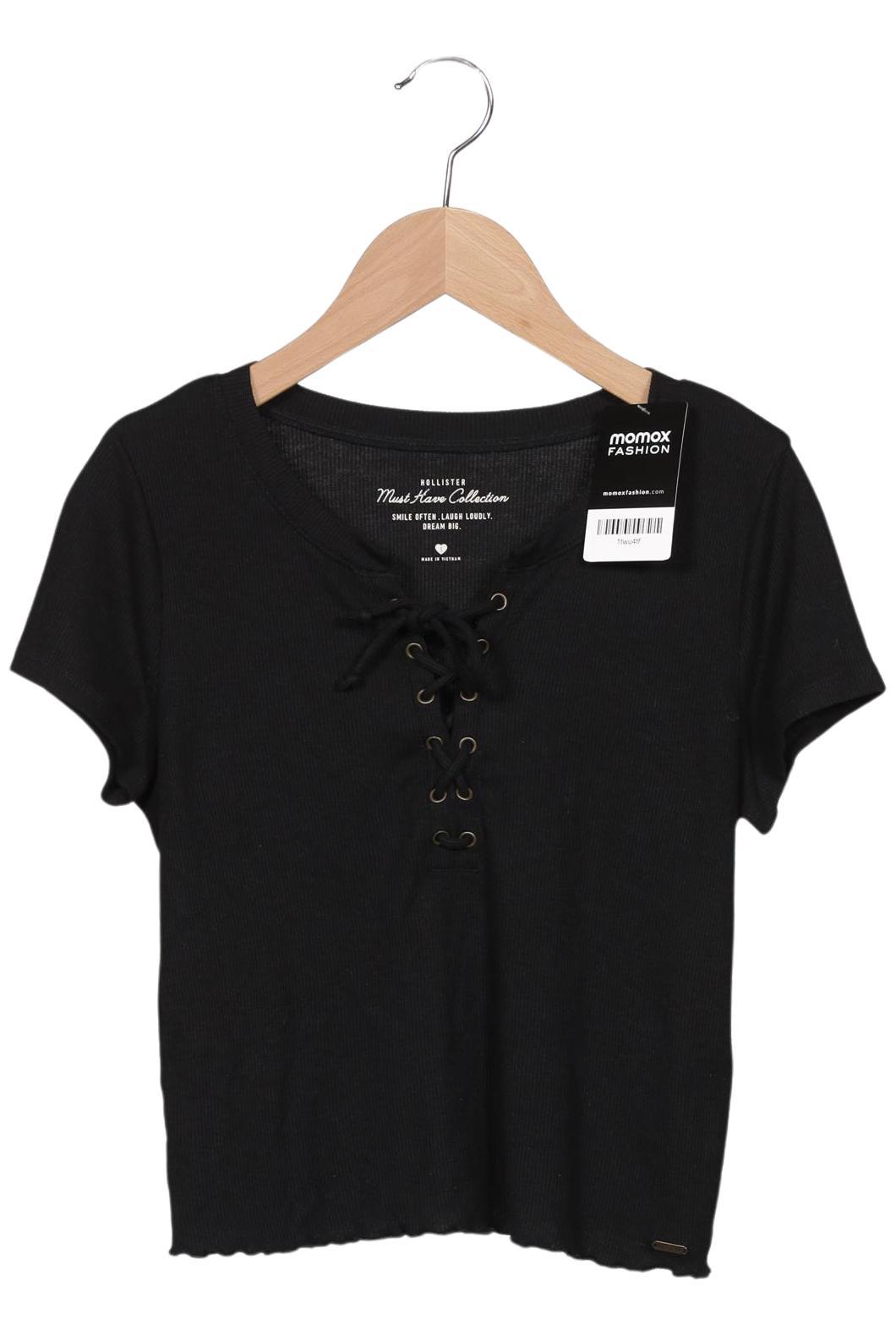 

Hollister Damen T-Shirt, schwarz, Gr. 36