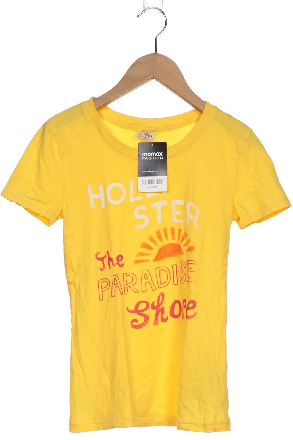 

Hollister Damen T-Shirt, gelb, Gr. 36