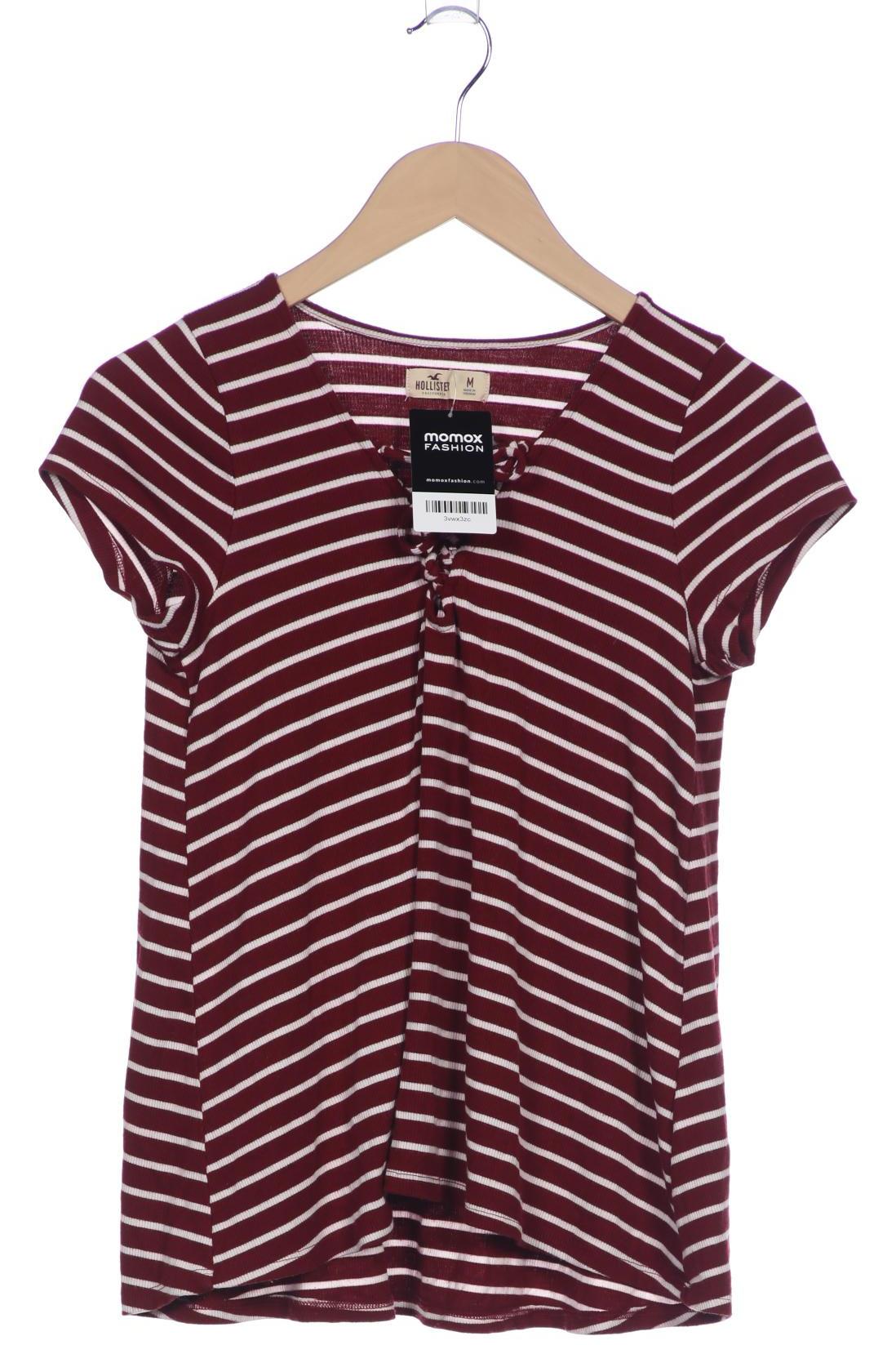 

Hollister Damen T-Shirt, bordeaux, Gr. 38