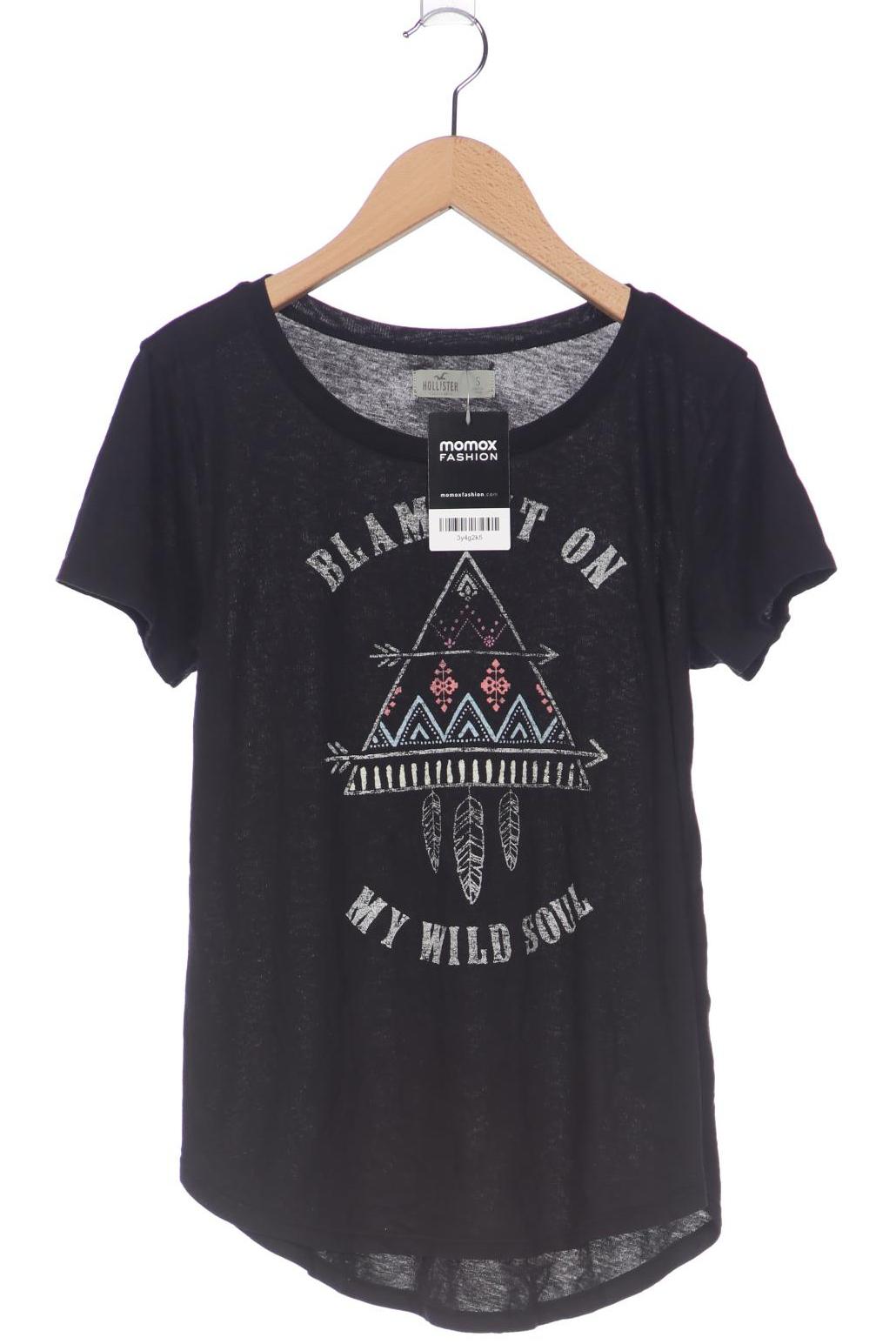 

Hollister Damen T-Shirt, schwarz, Gr. 36