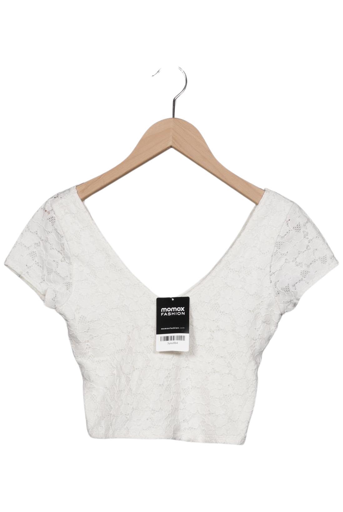 

Hollister Damen T-Shirt, cremeweiß, Gr. 36