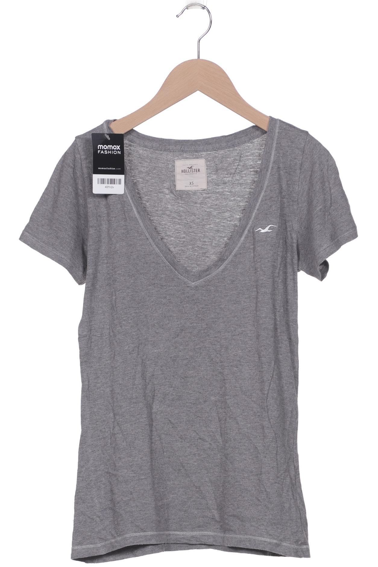 

Hollister Damen T-Shirt, grau, Gr. 34